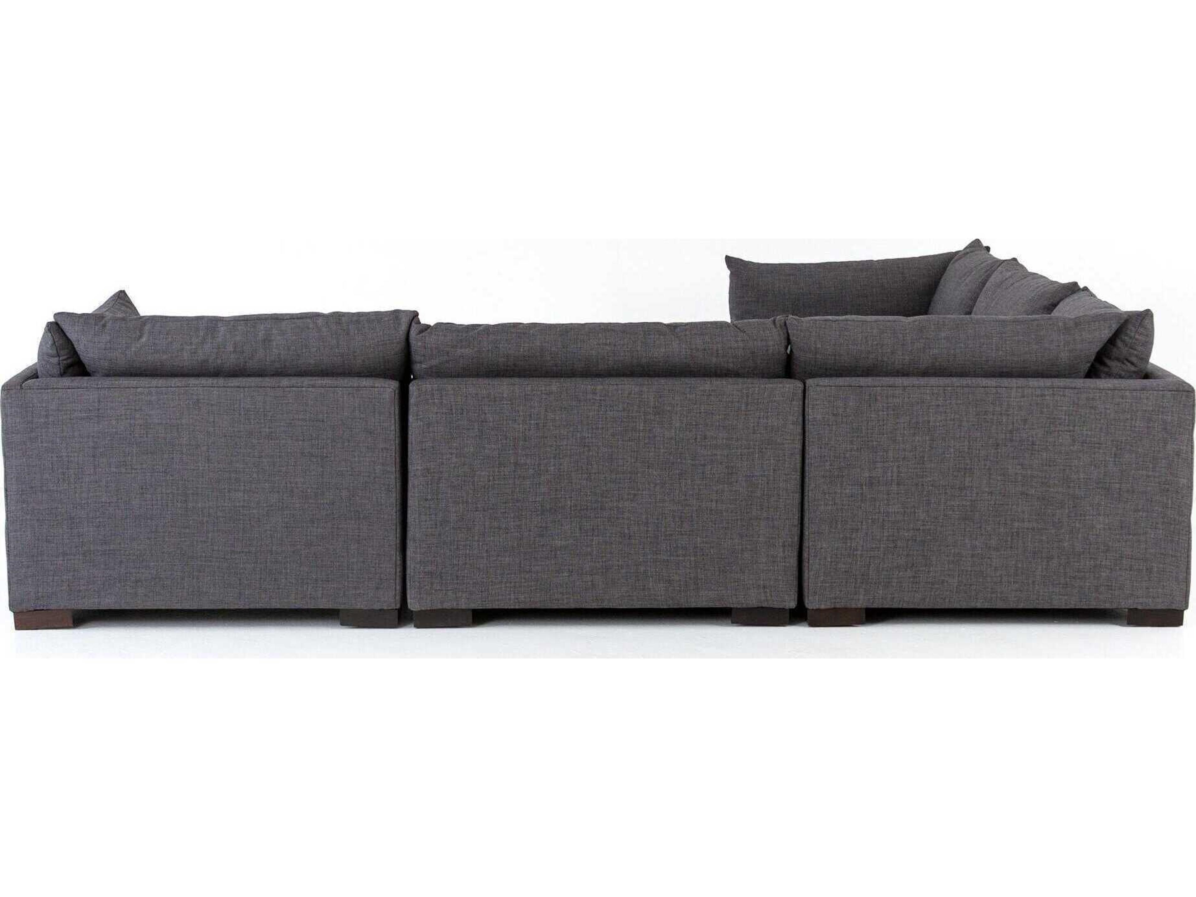 Four Hands Atelier Westwood 5 - Piece Gray Upholstered Sectional Sofa