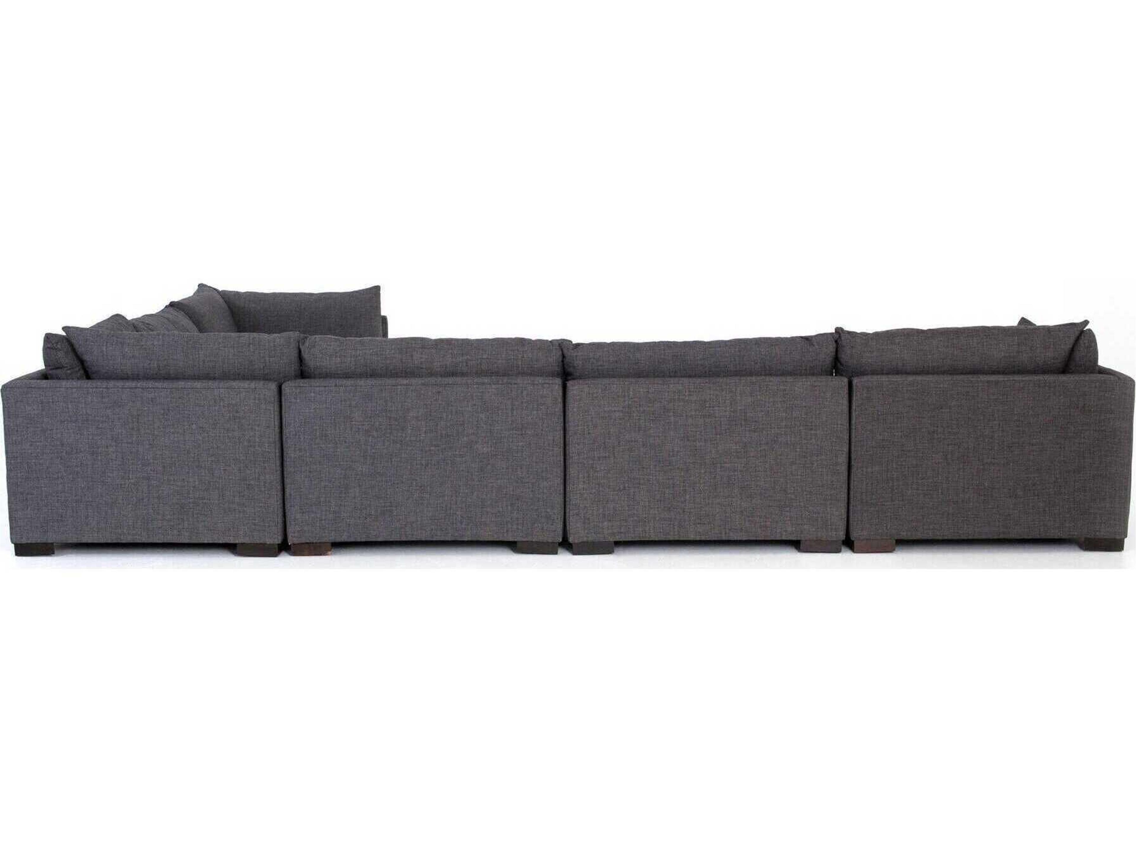Four Hands Atelier Westwood 6 - Piece Gray Upholstered Sectional Sofa