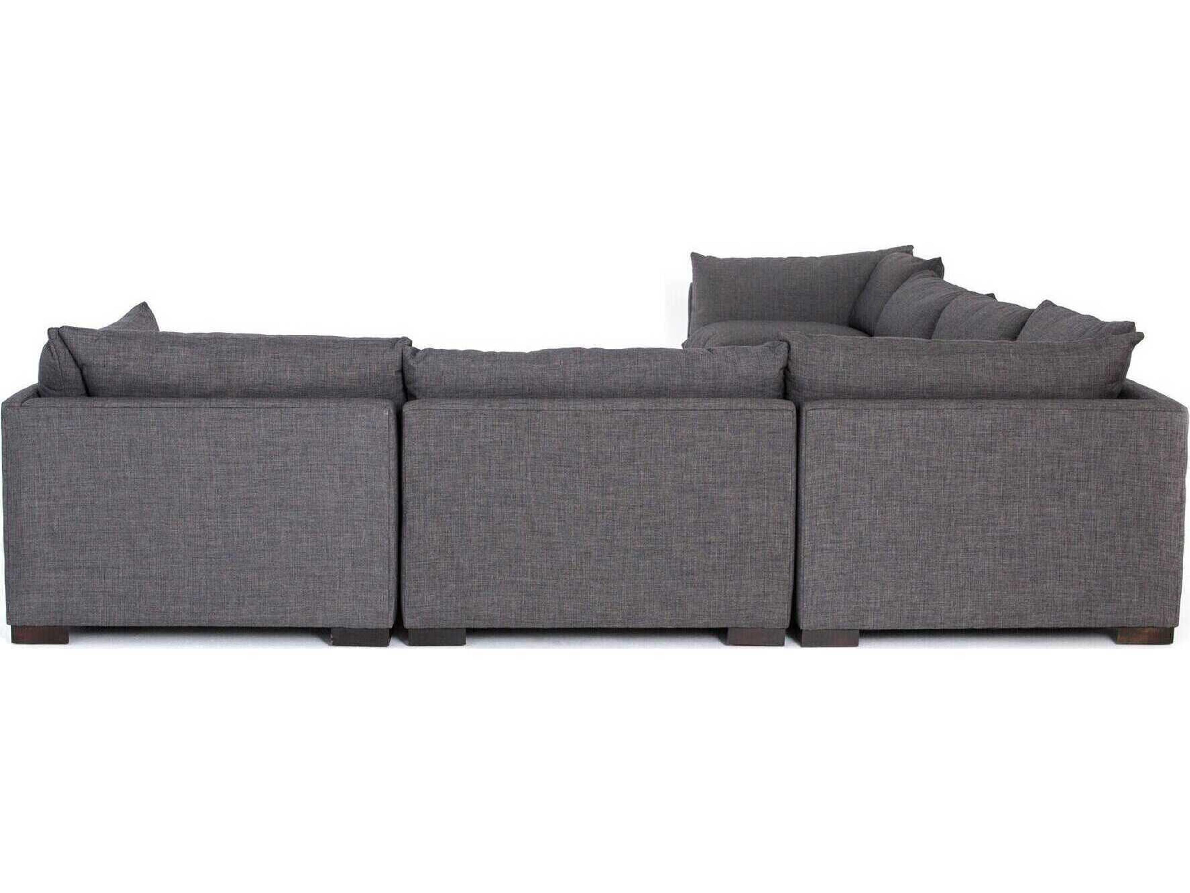 Four Hands Atelier Westwood 6 - Piece Gray Upholstered Sectional Sofa