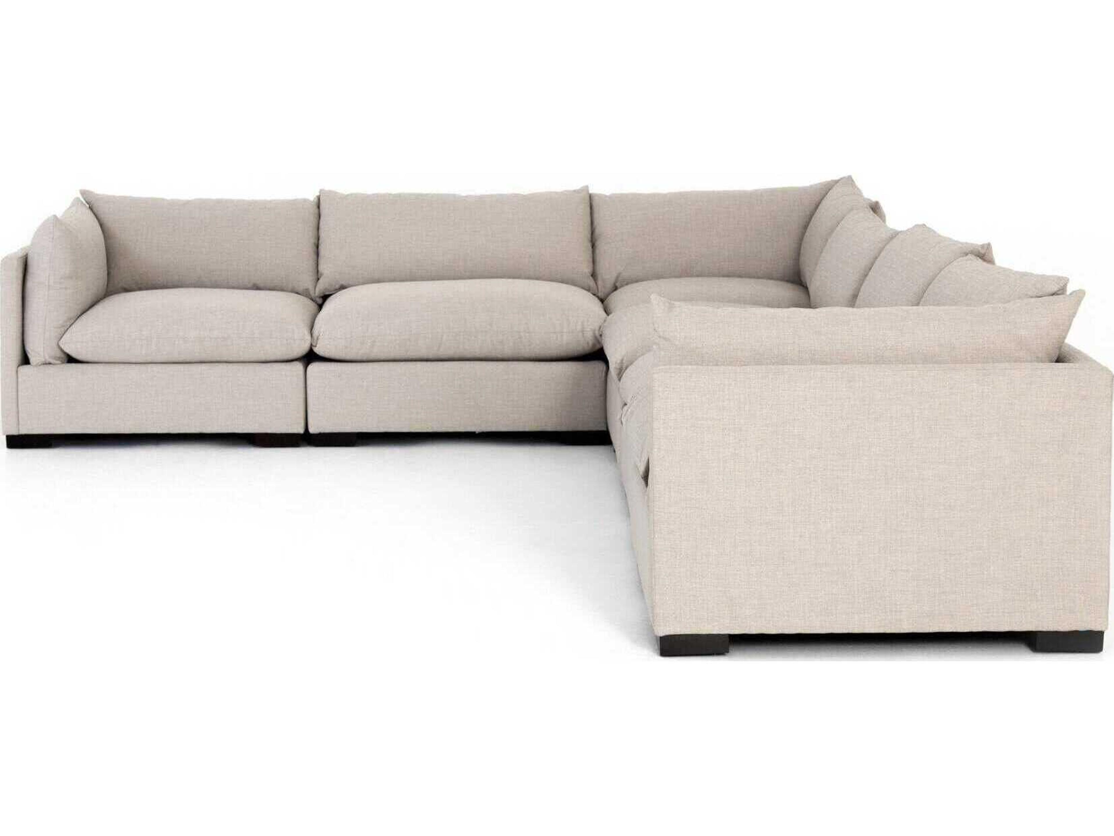 Four Hands Atelier Westwood 6 - Piece Beige Upholstered Sectional Sofa