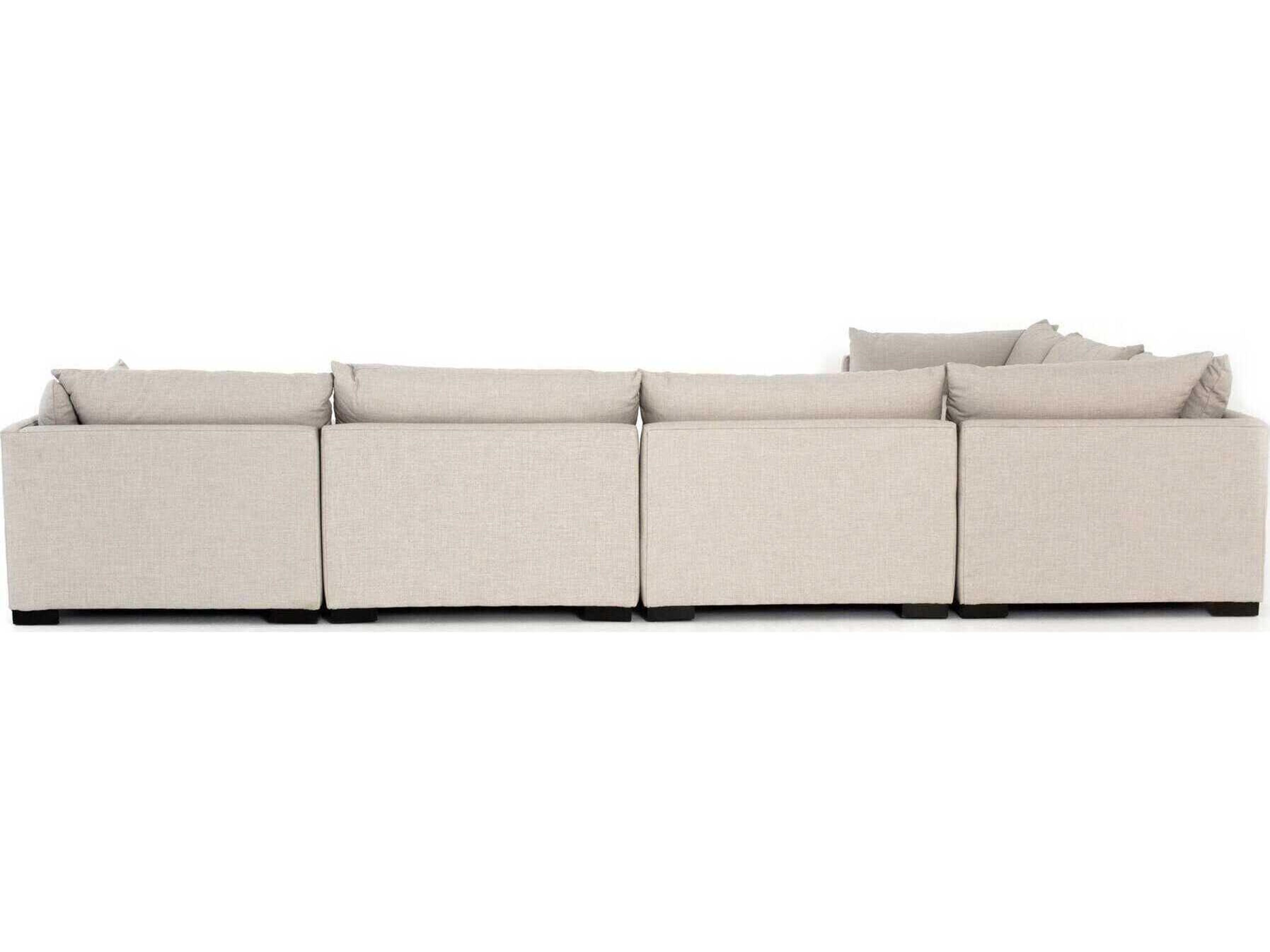 Four Hands Atelier Westwood 6 - Piece Beige Upholstered Sectional Sofa