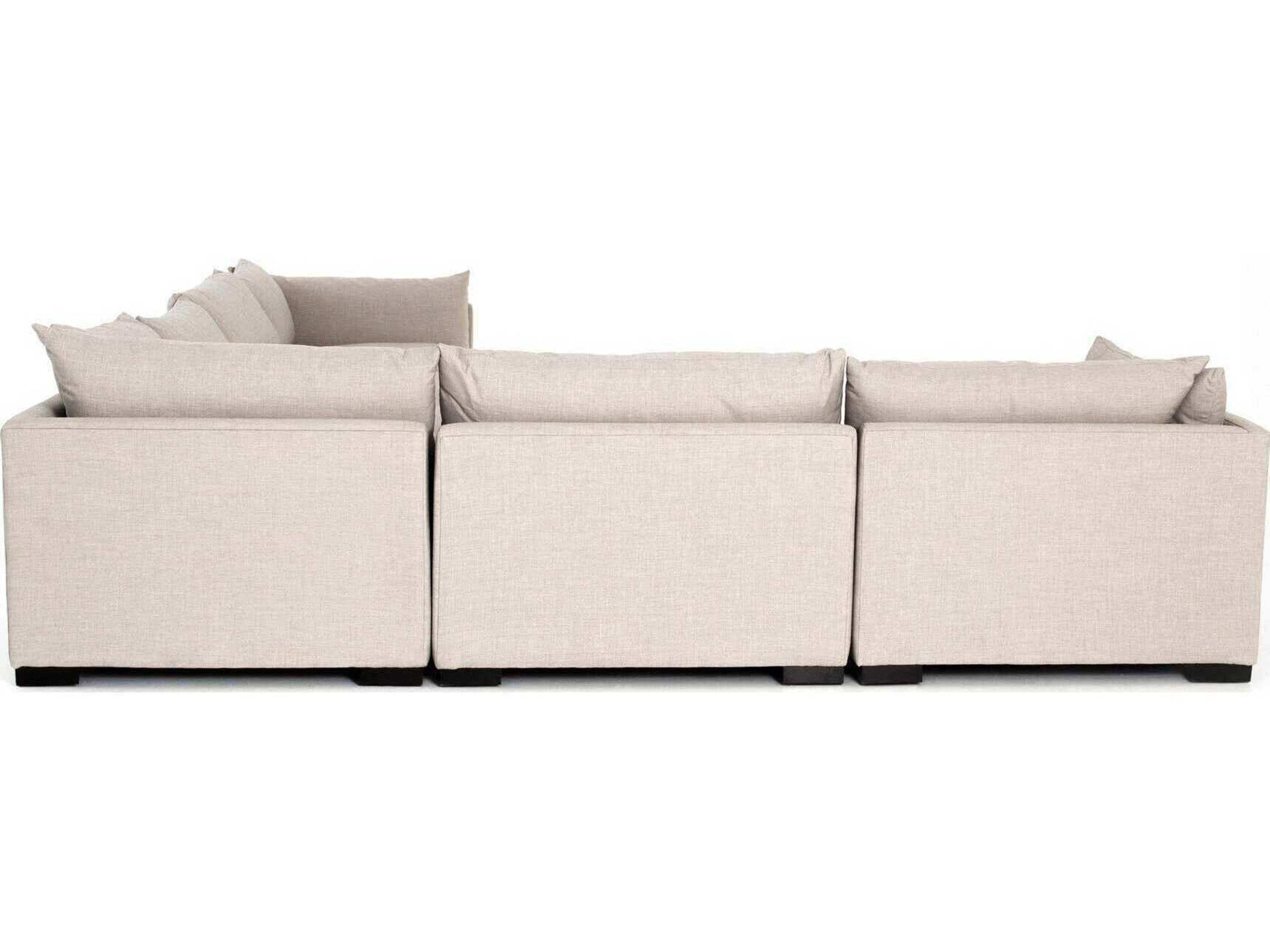 Four Hands Atelier Westwood 6 - Piece Beige Upholstered Sectional Sofa
