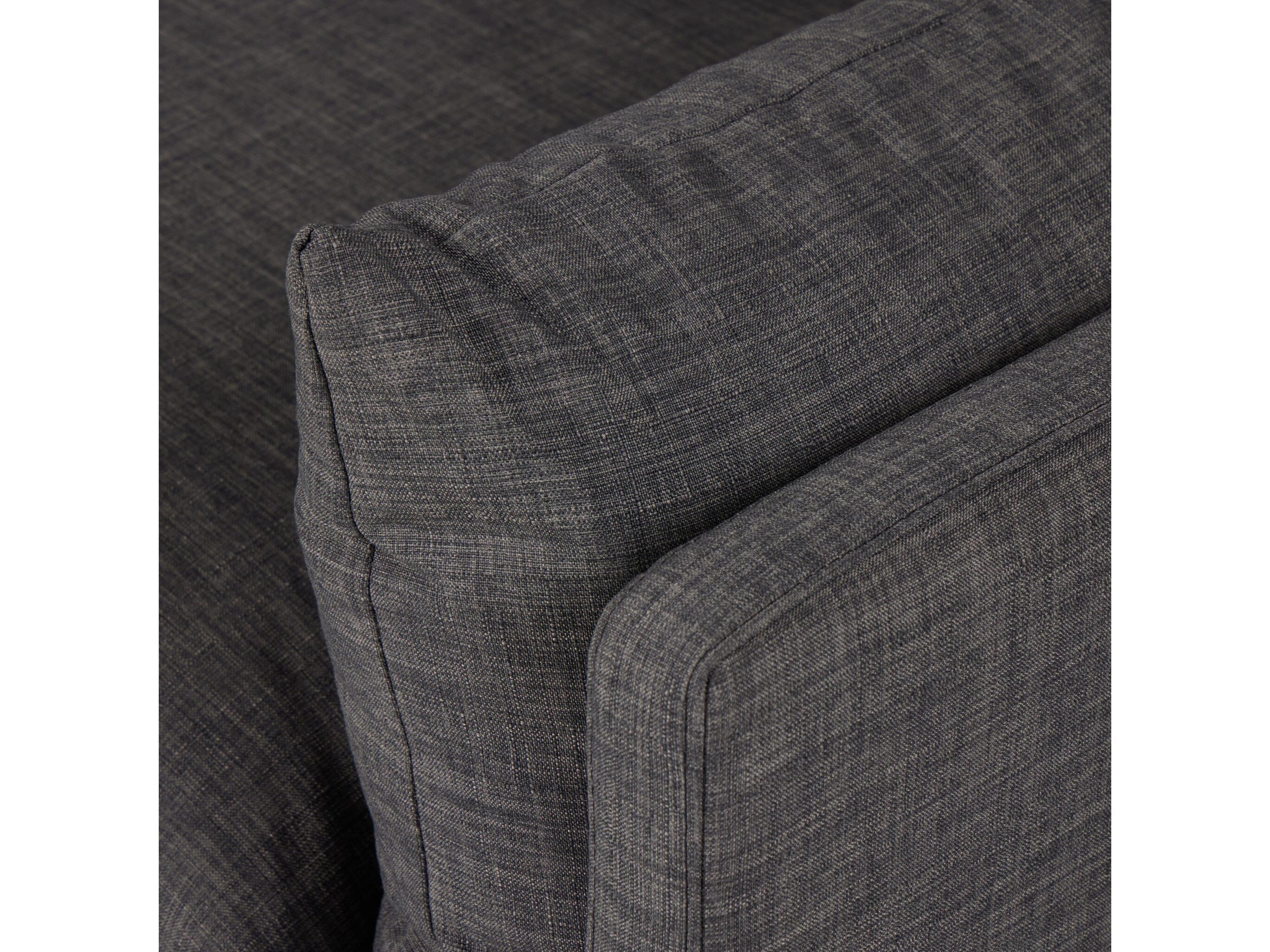 Four Hands Atelier Westwood 7 - Piece Gray Upholstered Sectional Sofa with Ottoman