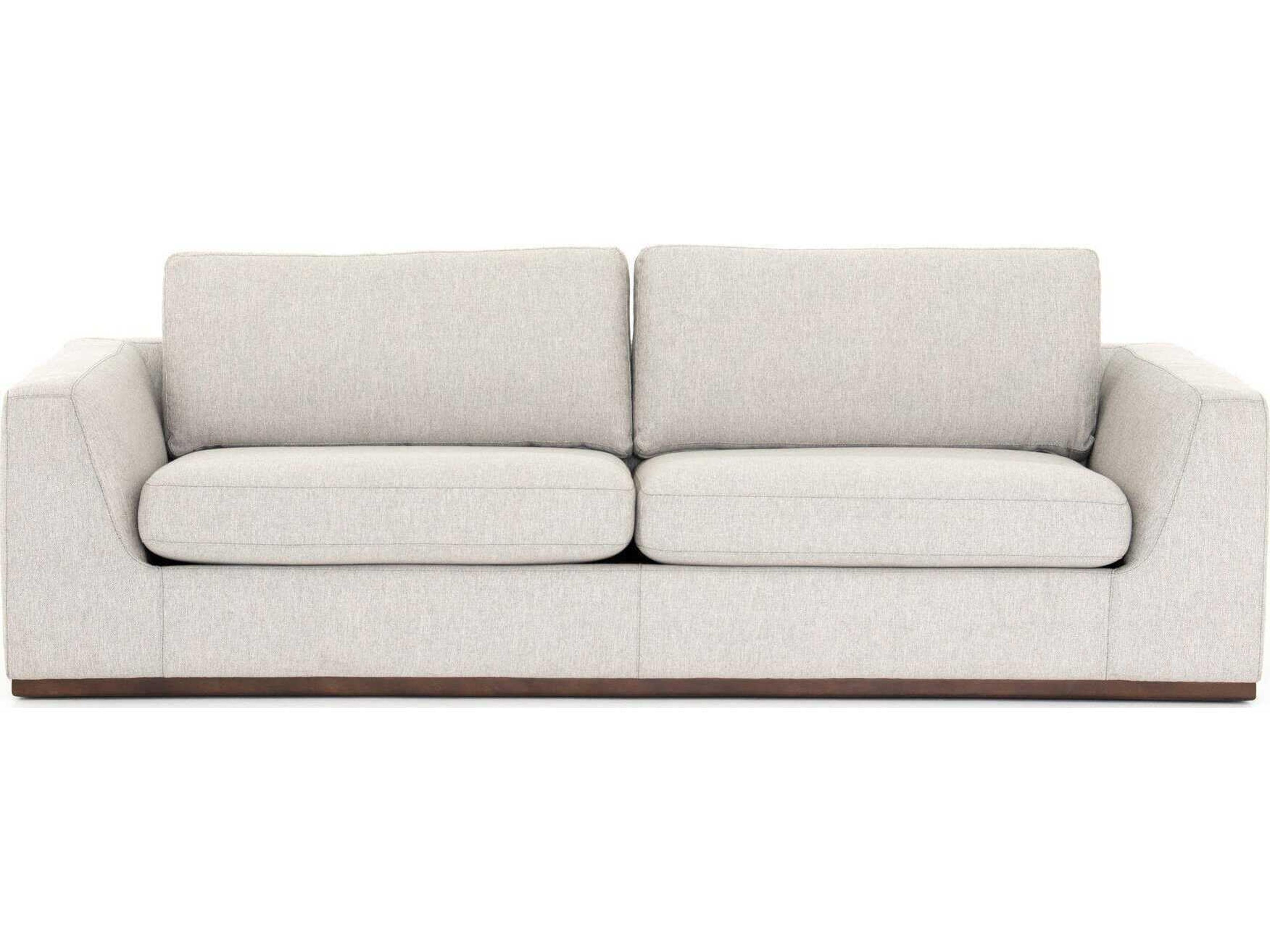 Four Hands Centrale Colt Aldred Silver Aged Sienna Gray Upholstered Sofa