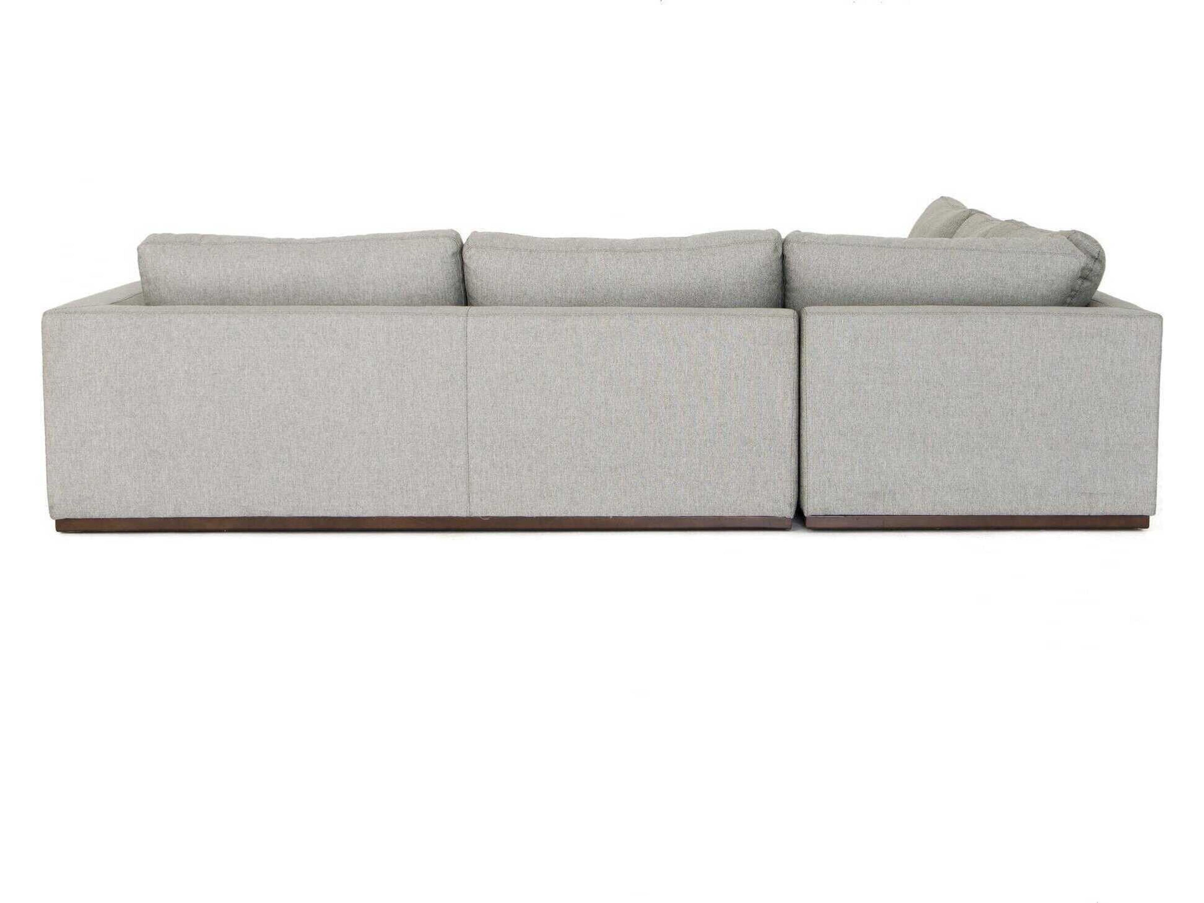 Four Hands Centrale Colt 3 - Piece Gray Upholstered Sectional Sofa