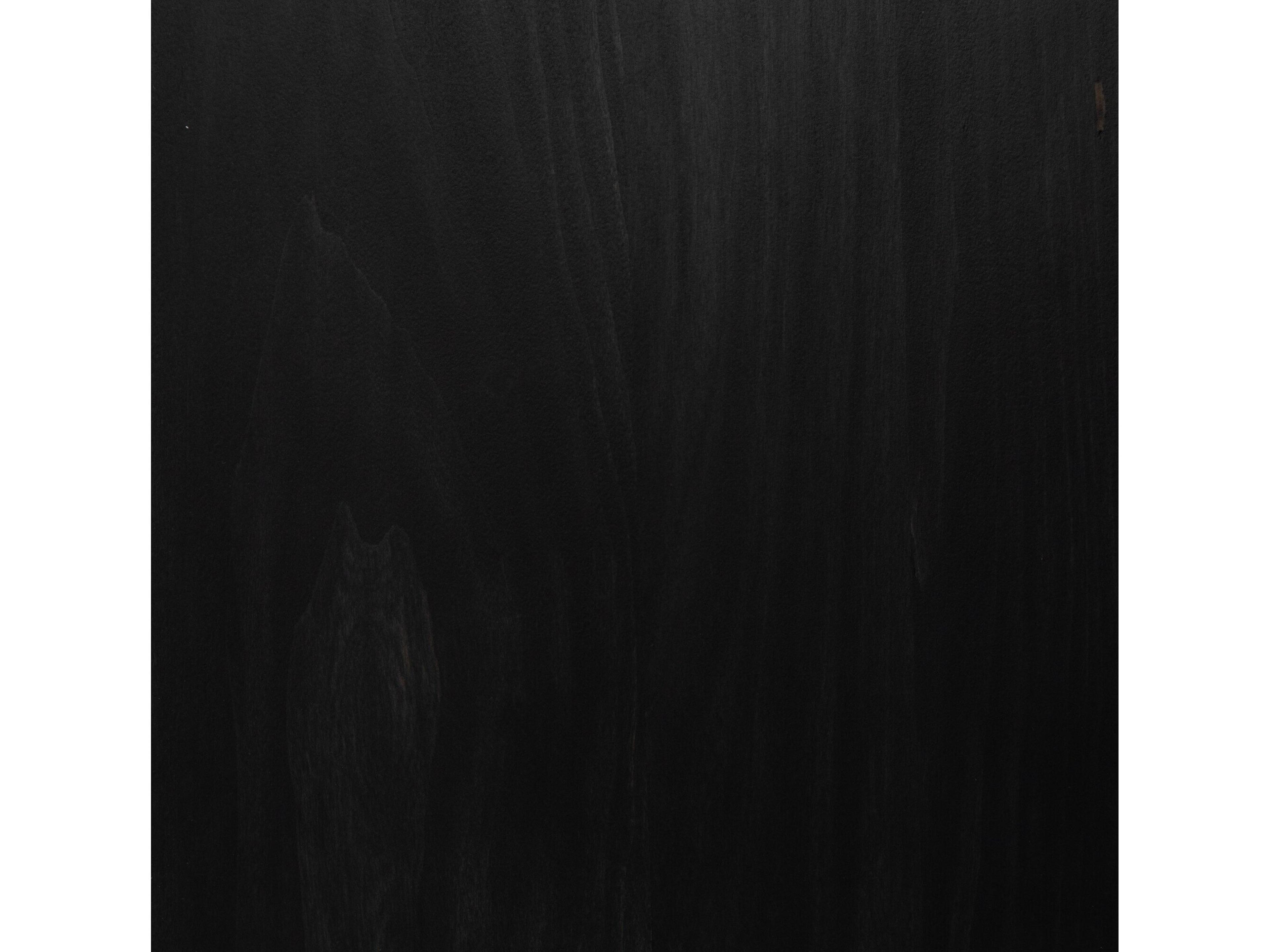 Four Hands Fulton Trey 69" Poplar Wood Black Wash Natural Iron Toffee Leather Media Console