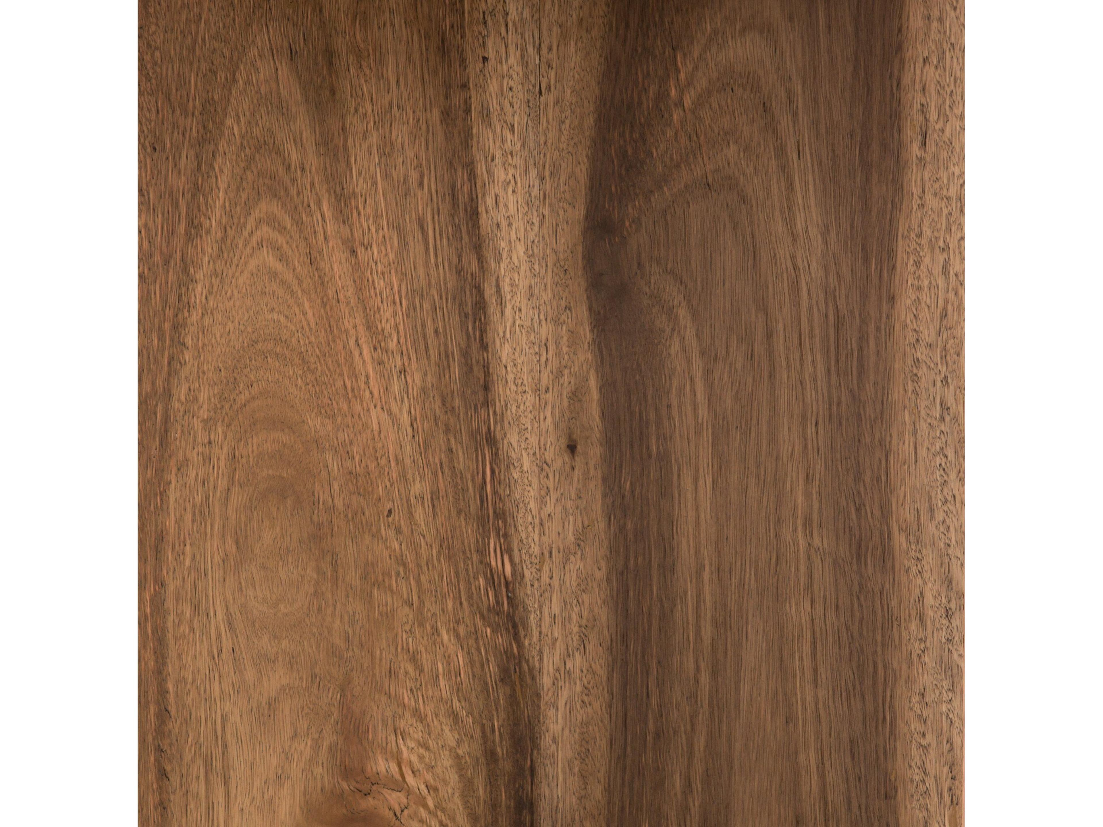 Four Hands Wesson Hudson Rectangular Wood Bronzed Iron Natural Yukas End Table