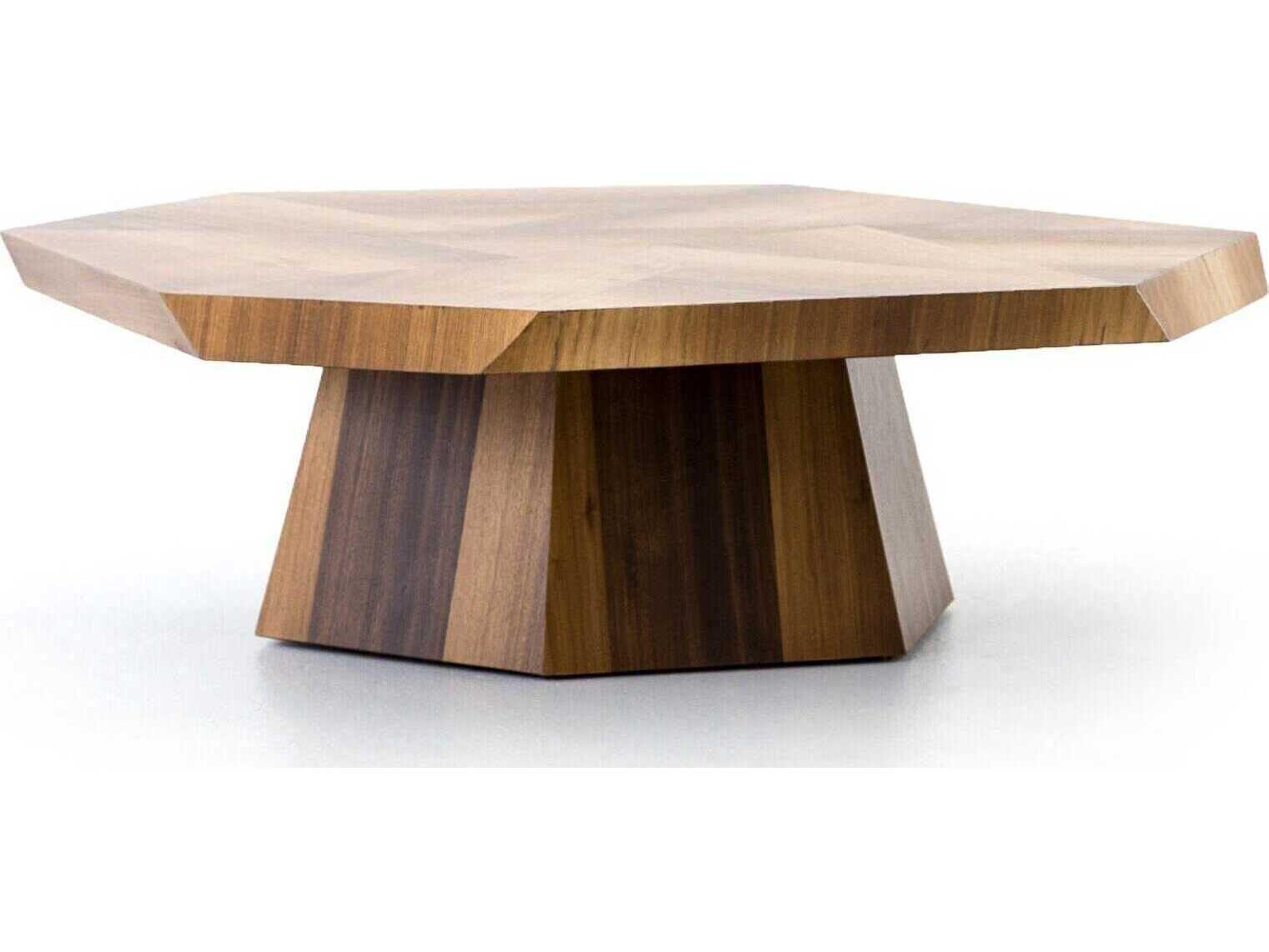 Wesson Brooklyn Octagon Wood Blonde Yukas Coffee Table