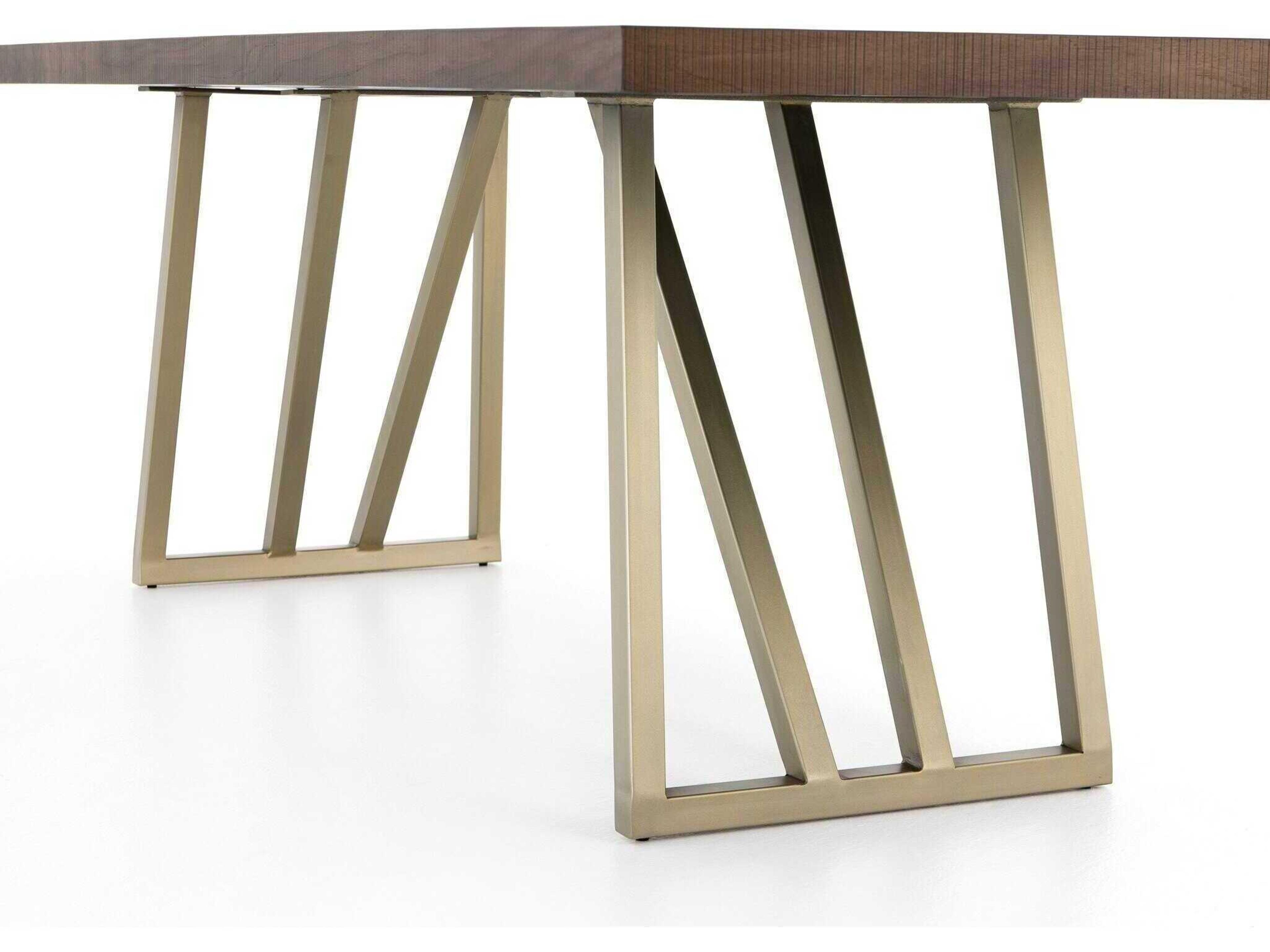 Luxecor Globetrotter Rectangular Wood Dining Table