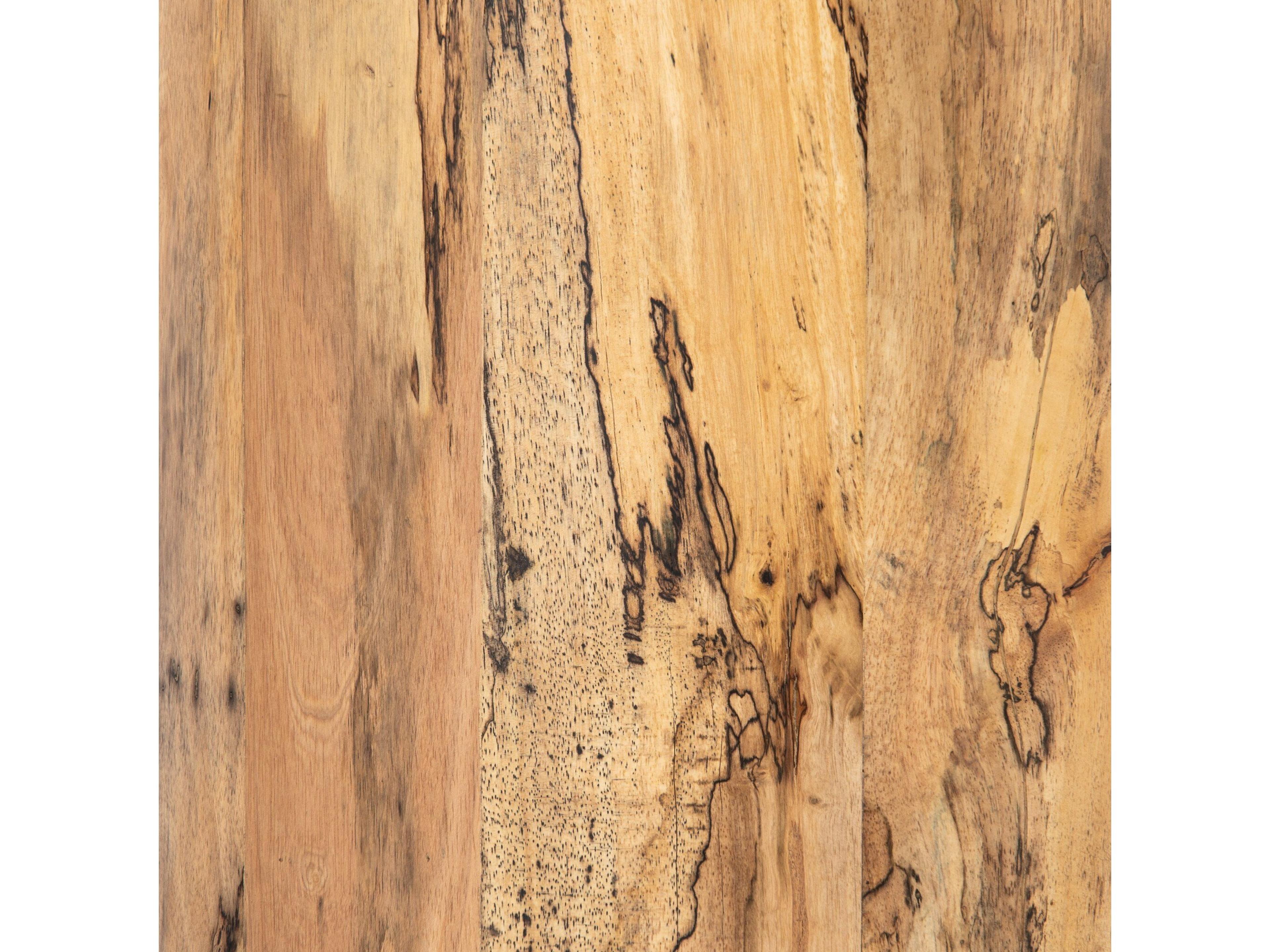 Four Hands Wesson Hudson Spalted Primavera Round End Table