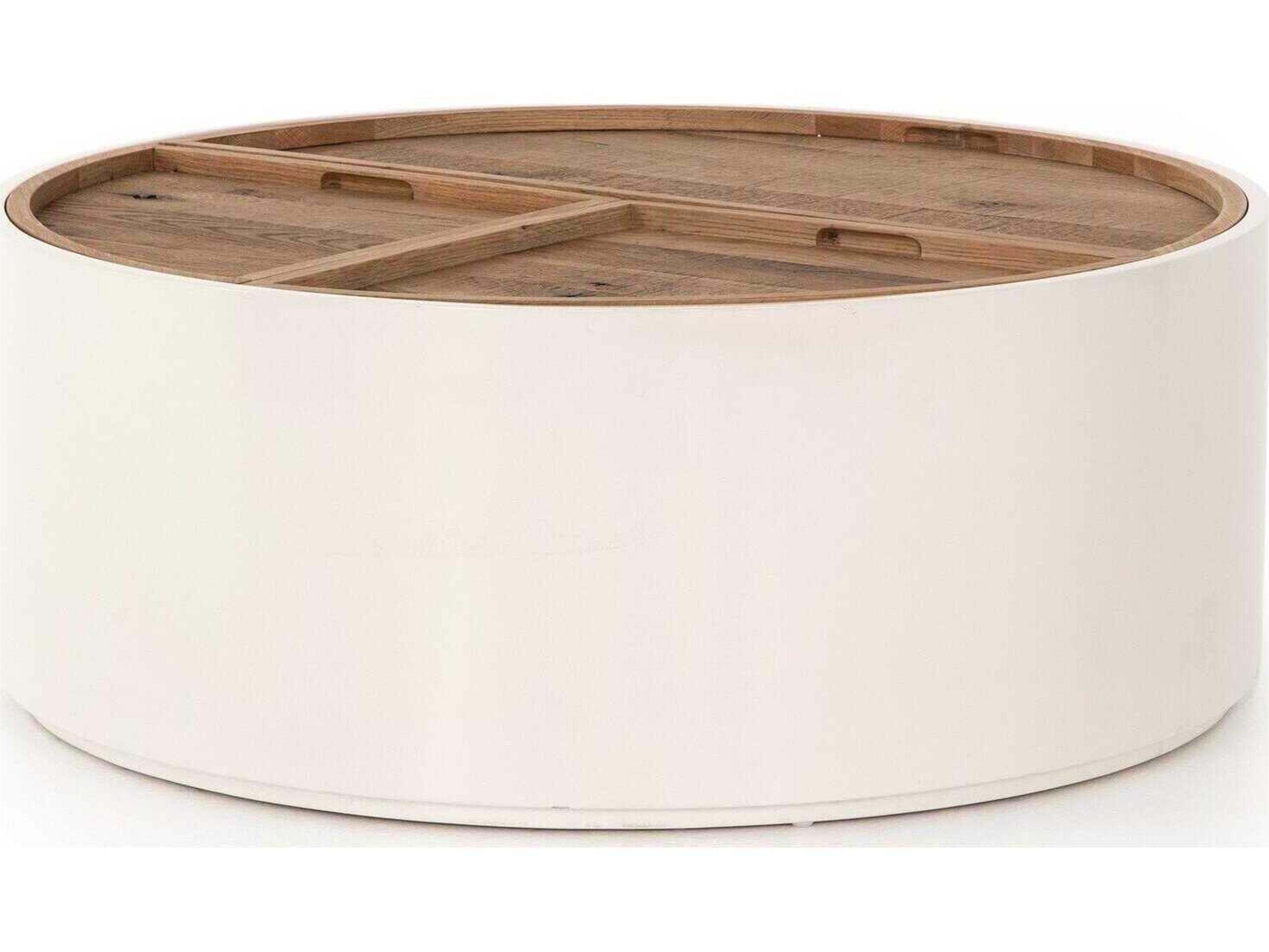 Cas Drum Coffee Table Barton Round Modern