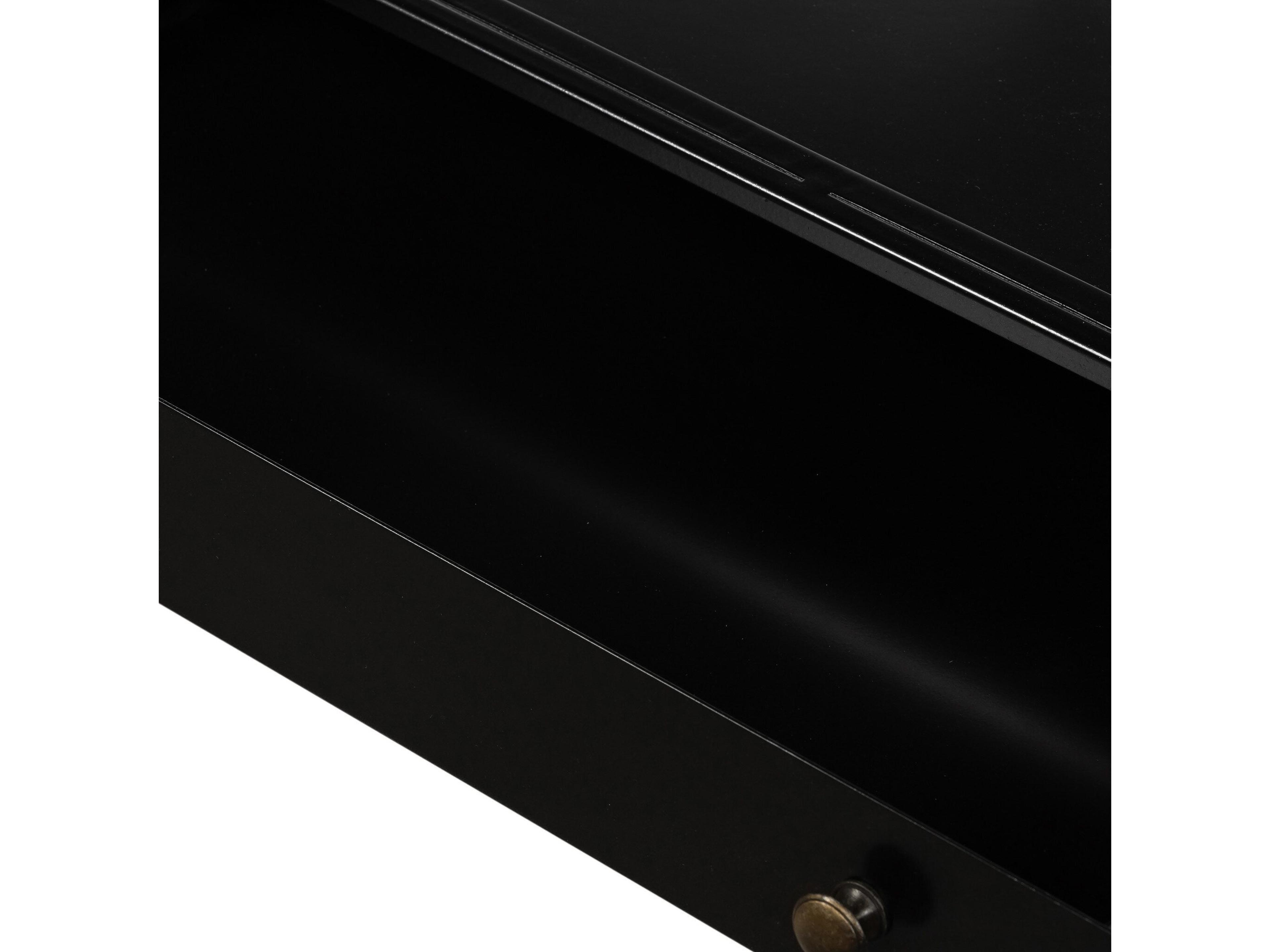 Four Hands Belmont Shadow Box Square Glass End Table