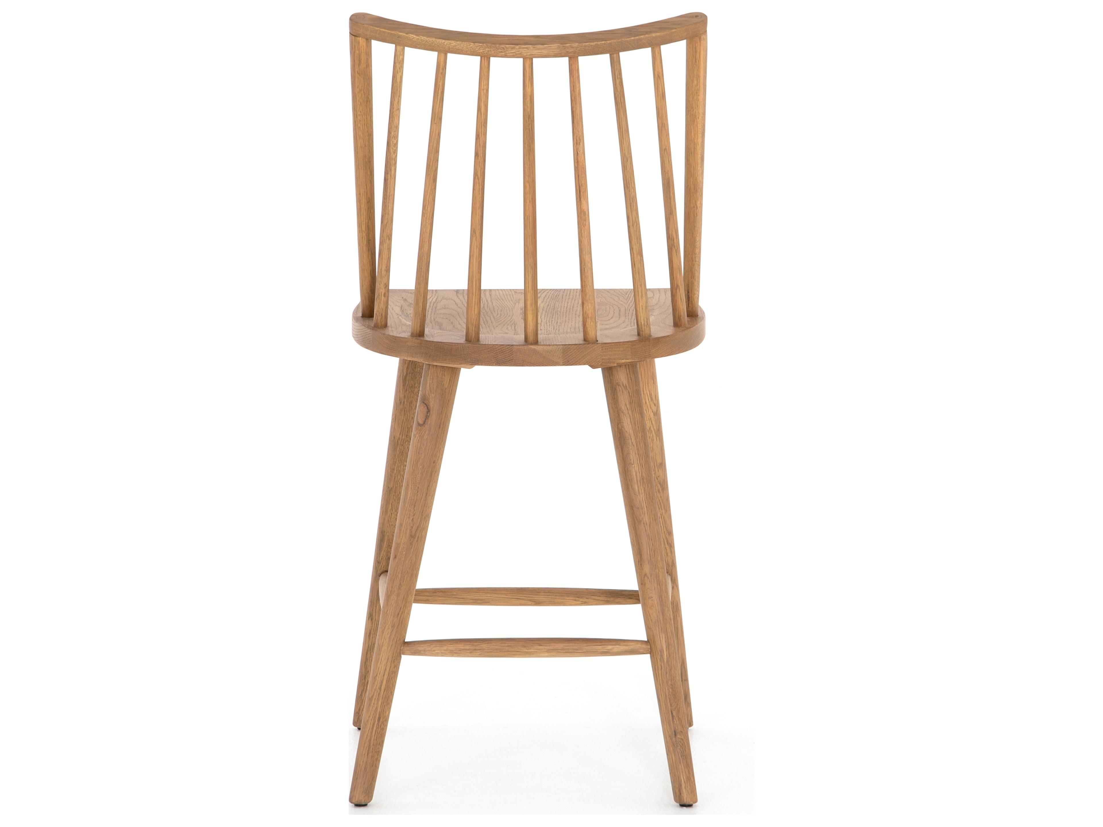 Luxecor Globetrotter Lewis Windsor Oak Wood Sandy None Counter Stool