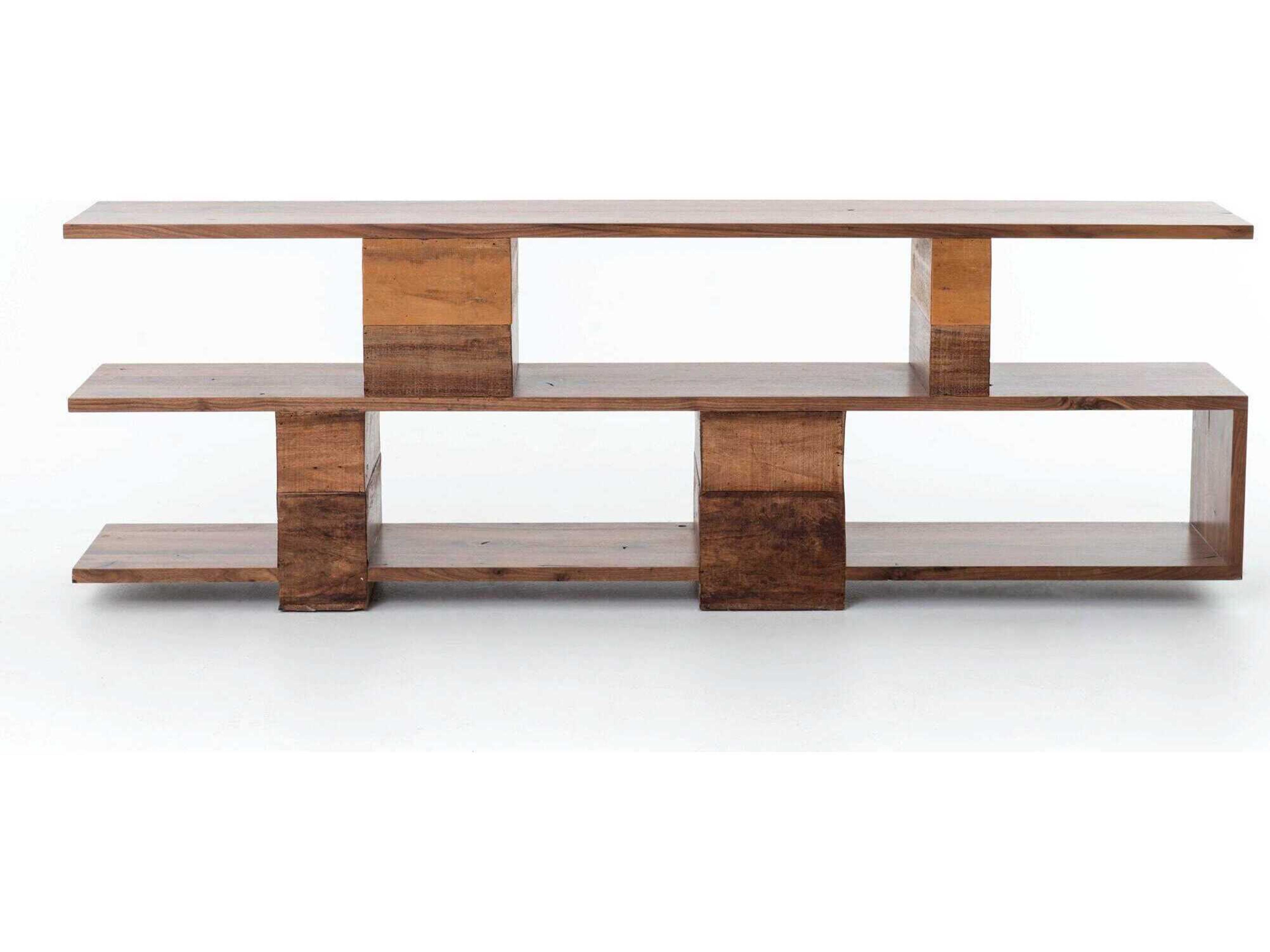 Four Hands Bina Ginger Rectangular Wood Natural Walnut Peroba Console Table