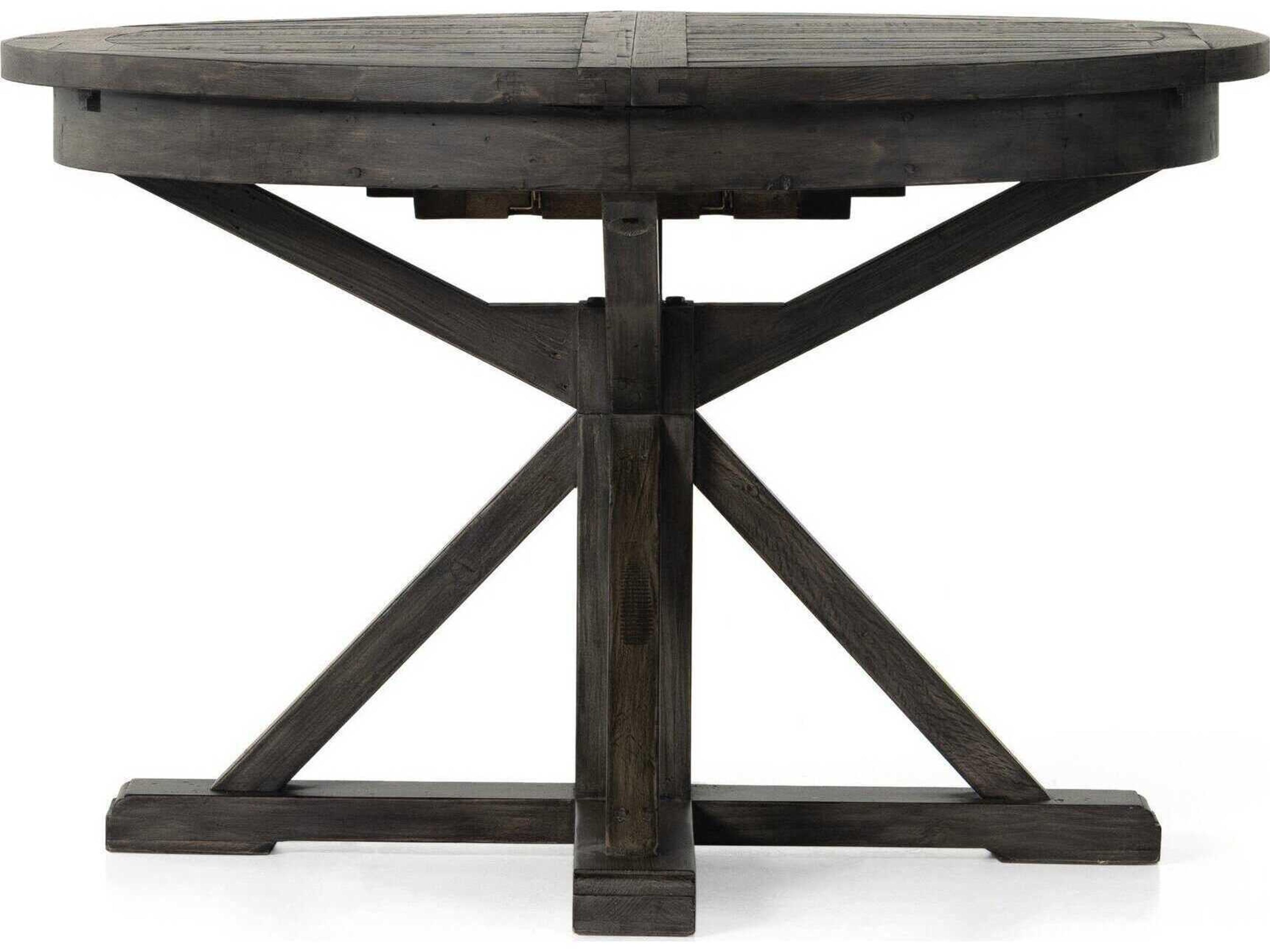 Cintra Extension Dining Table Black Olive Reclaimed Wood
