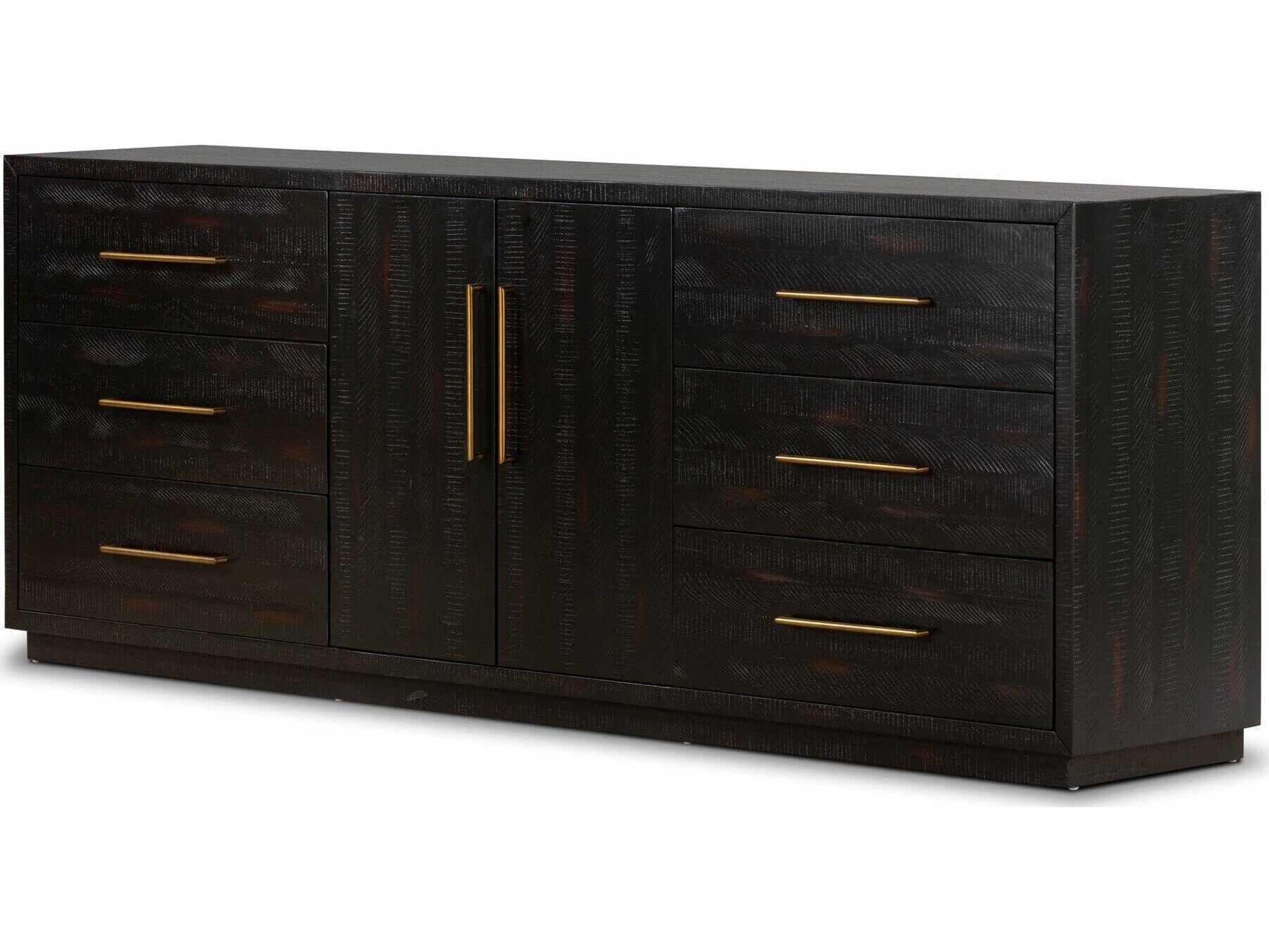 Hadley Suki Burnished Black Large Media Console