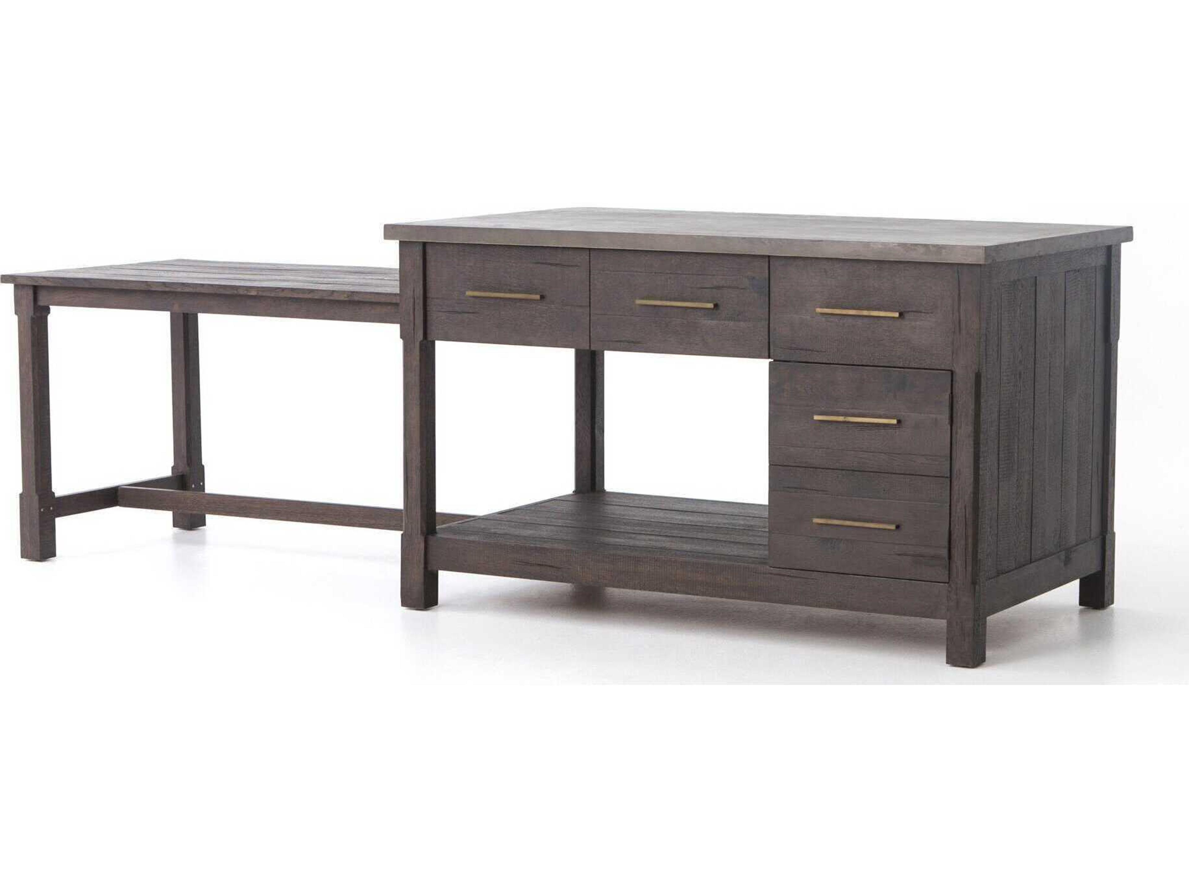 Ian Patten Kitchen Island Rubbed Black