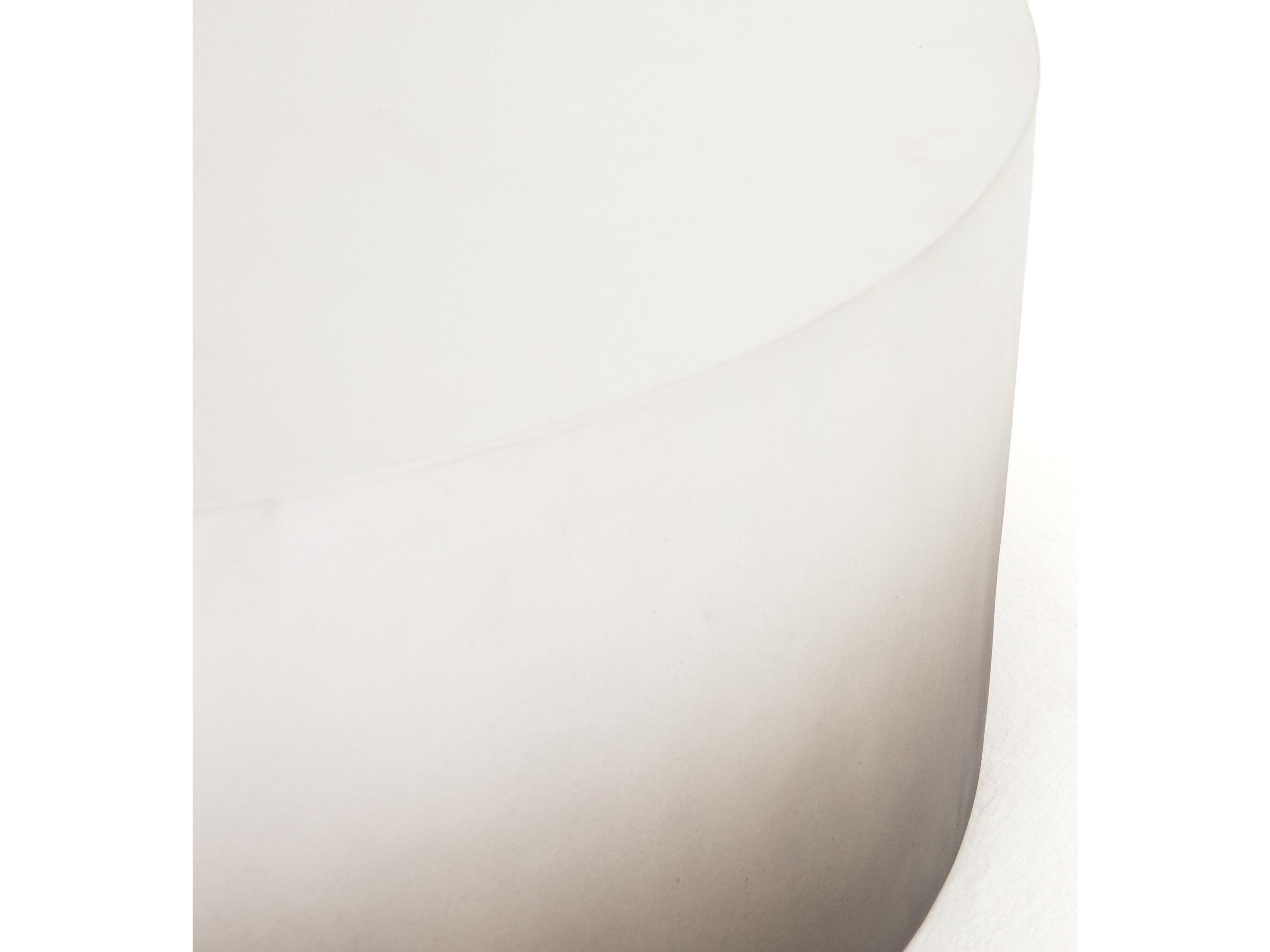 Four Hands Thayer Sheridan Round Concrete Slate Grey Ombre Coffee Table