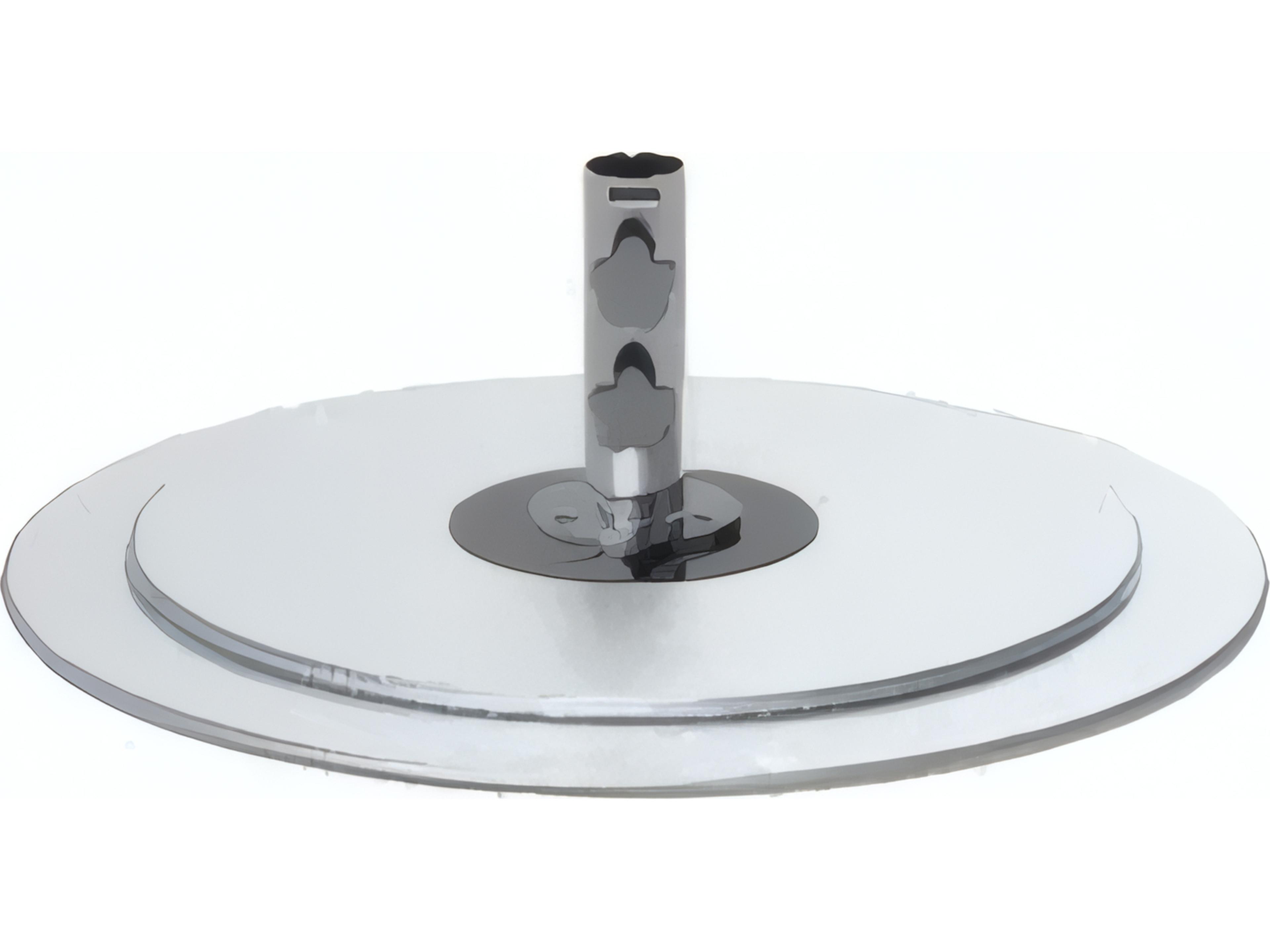 Double Stack Round Galvanized Steel Plate Base