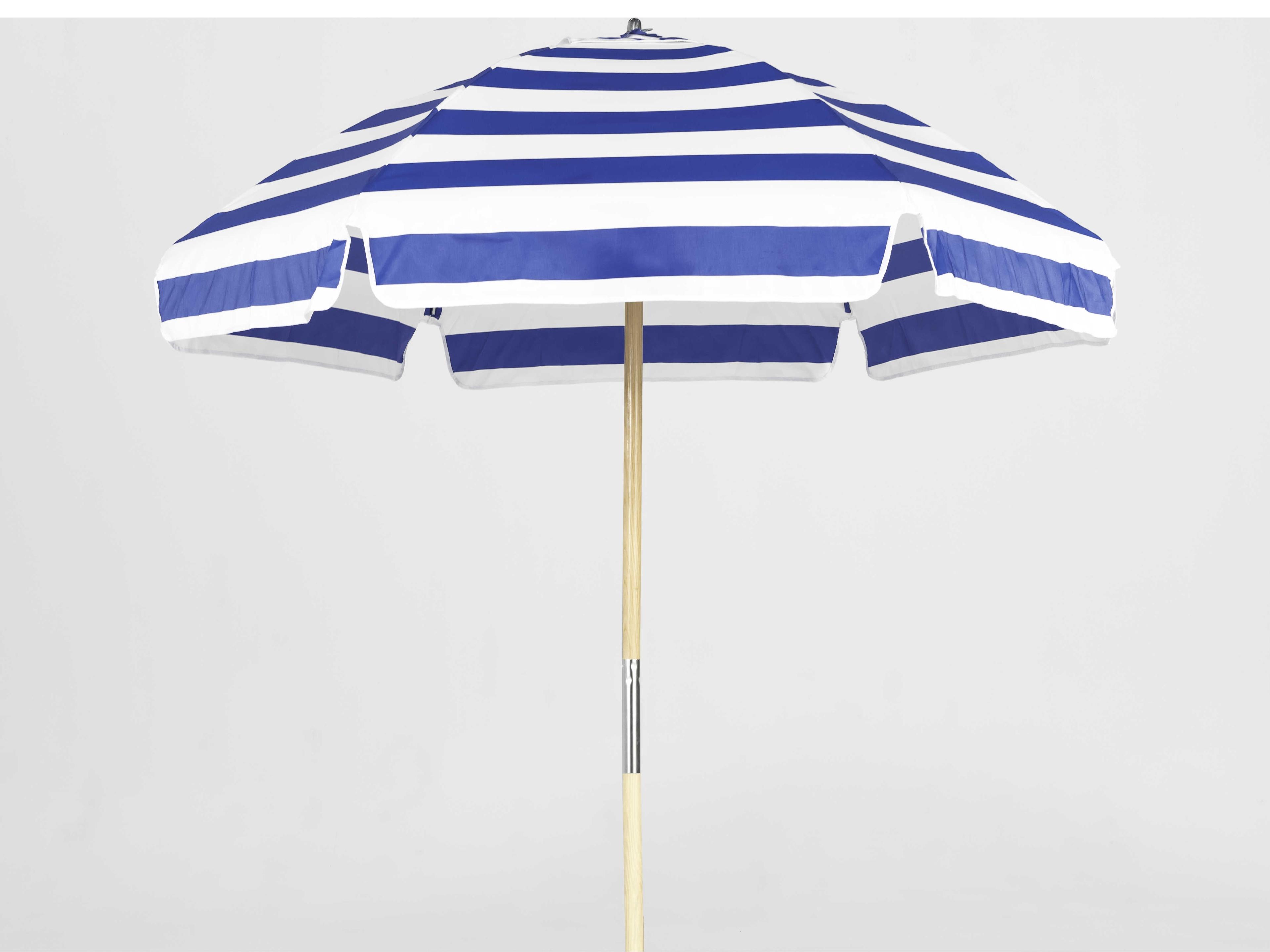 Frankford Quick Ship Shade Star Ash Wood 6.5 Foot Hexagon Beach Outdoor Patio Umbrella