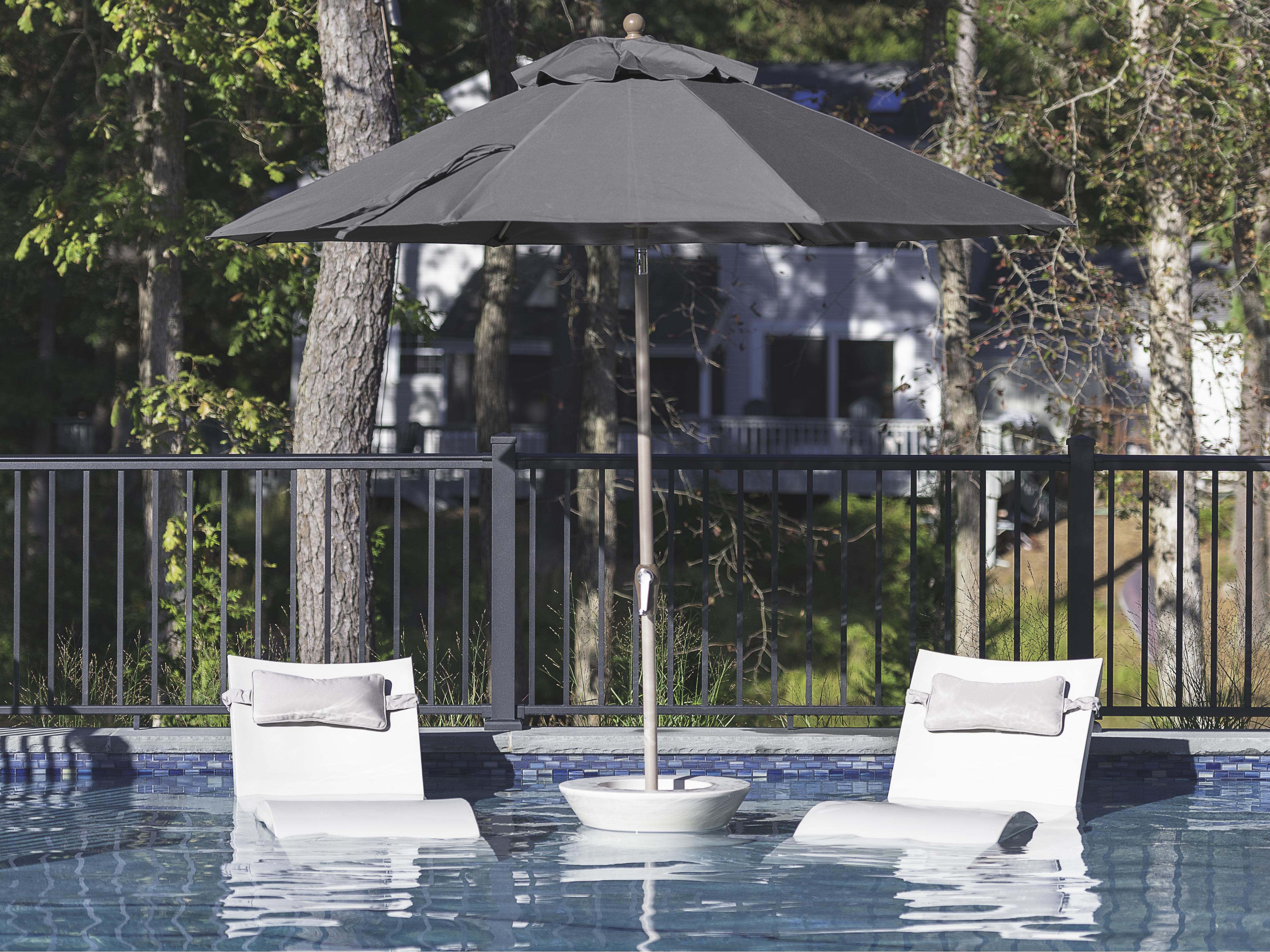 Frankford Quick Ship Monterey Market Fiberglass 9 Foot Octagon Crank Auto Tilt Outdoor Umbrella