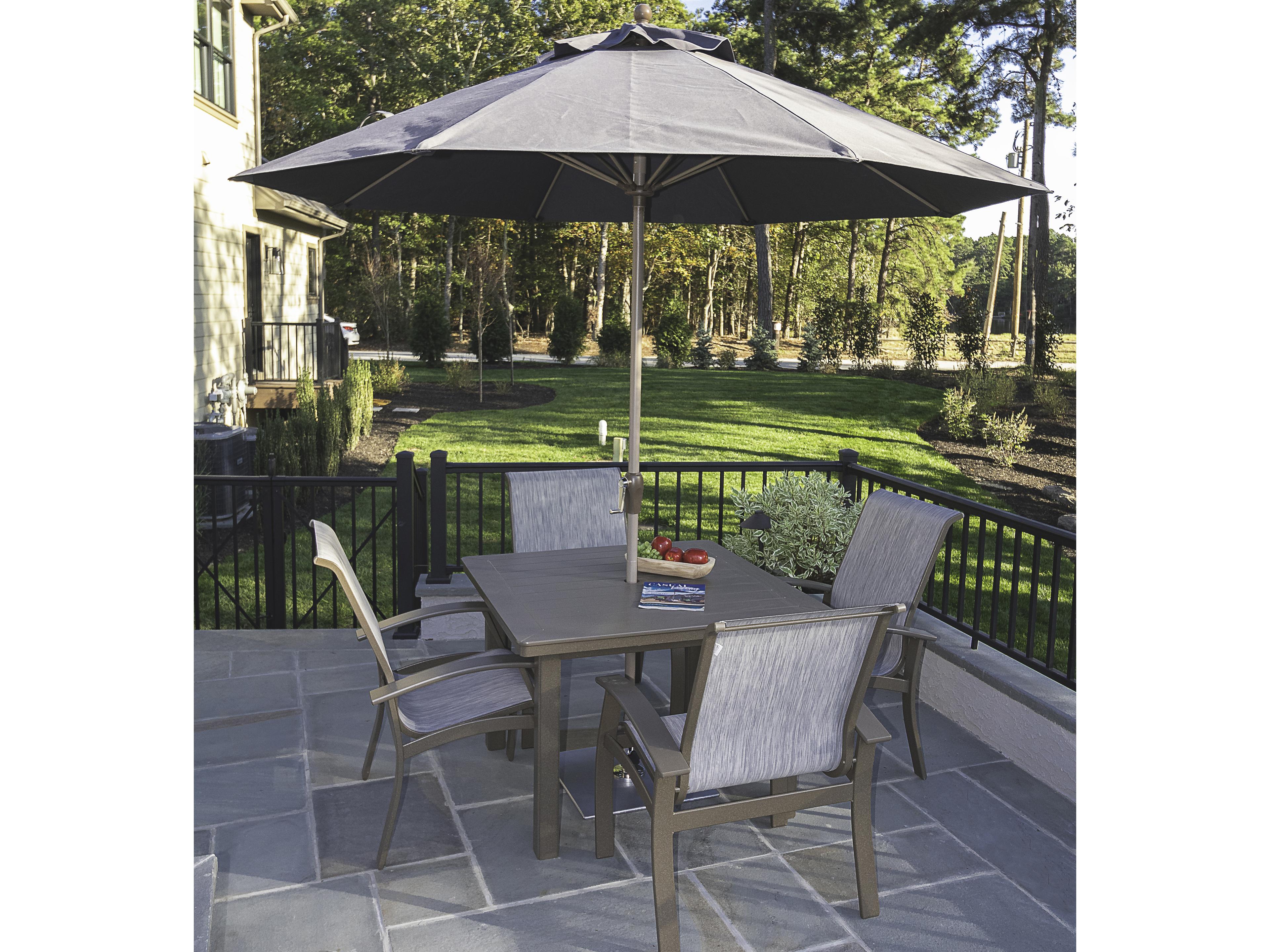 Frankford Quick Ship Monterey Market Fiberglass 9 Foot Octagon Crank Auto Tilt Outdoor Umbrella