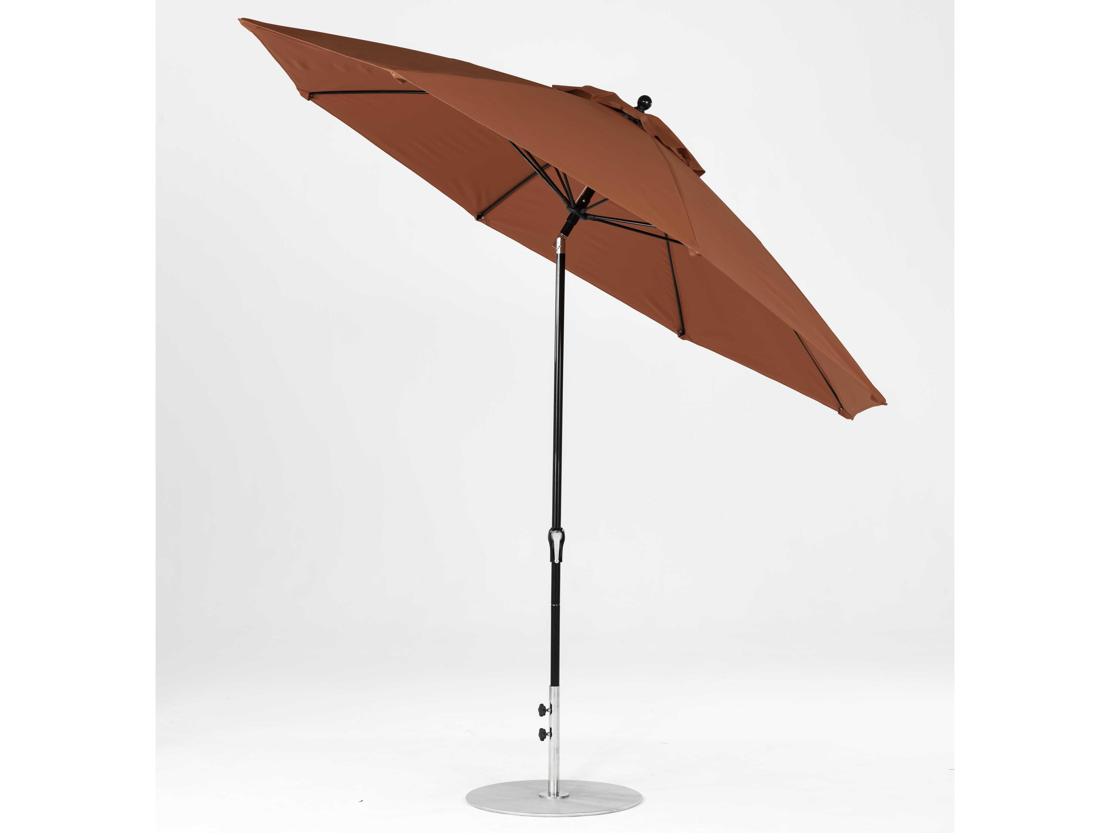 Frankford Monterey Custom Market Fiberglass 11 Foot Octagon Crank Auto Tilt Patio Umbrella