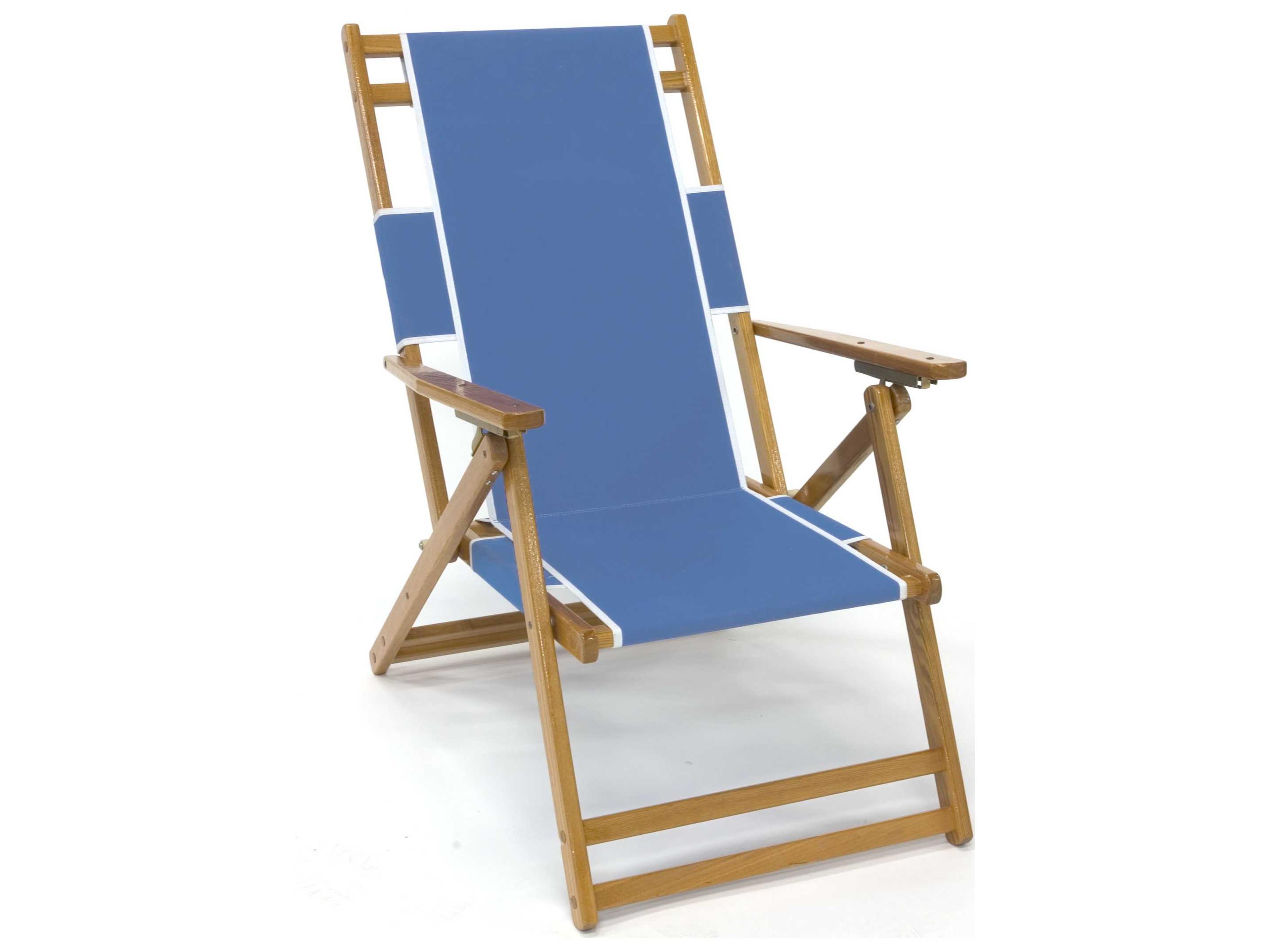 Frankford Umbrellas Oak Wood Beach Patio Lounge Chair