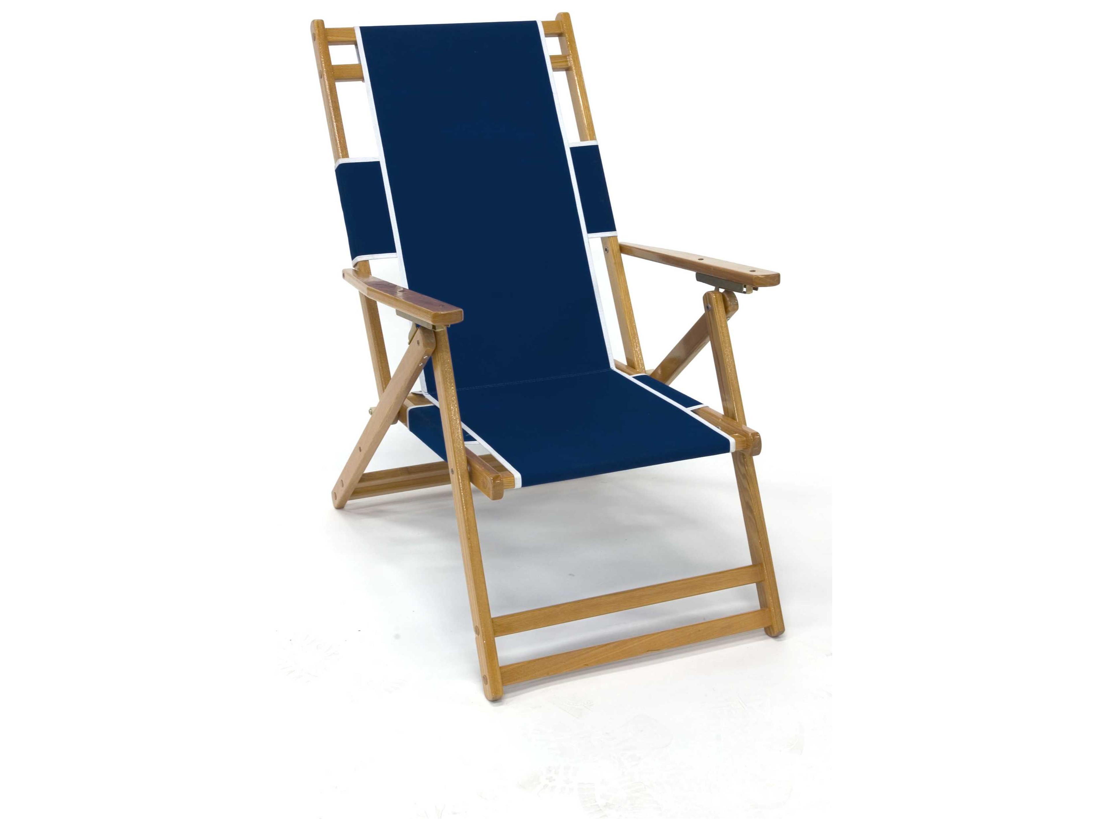 Frankford Umbrellas Oak Wood Beach Patio Lounge Chair