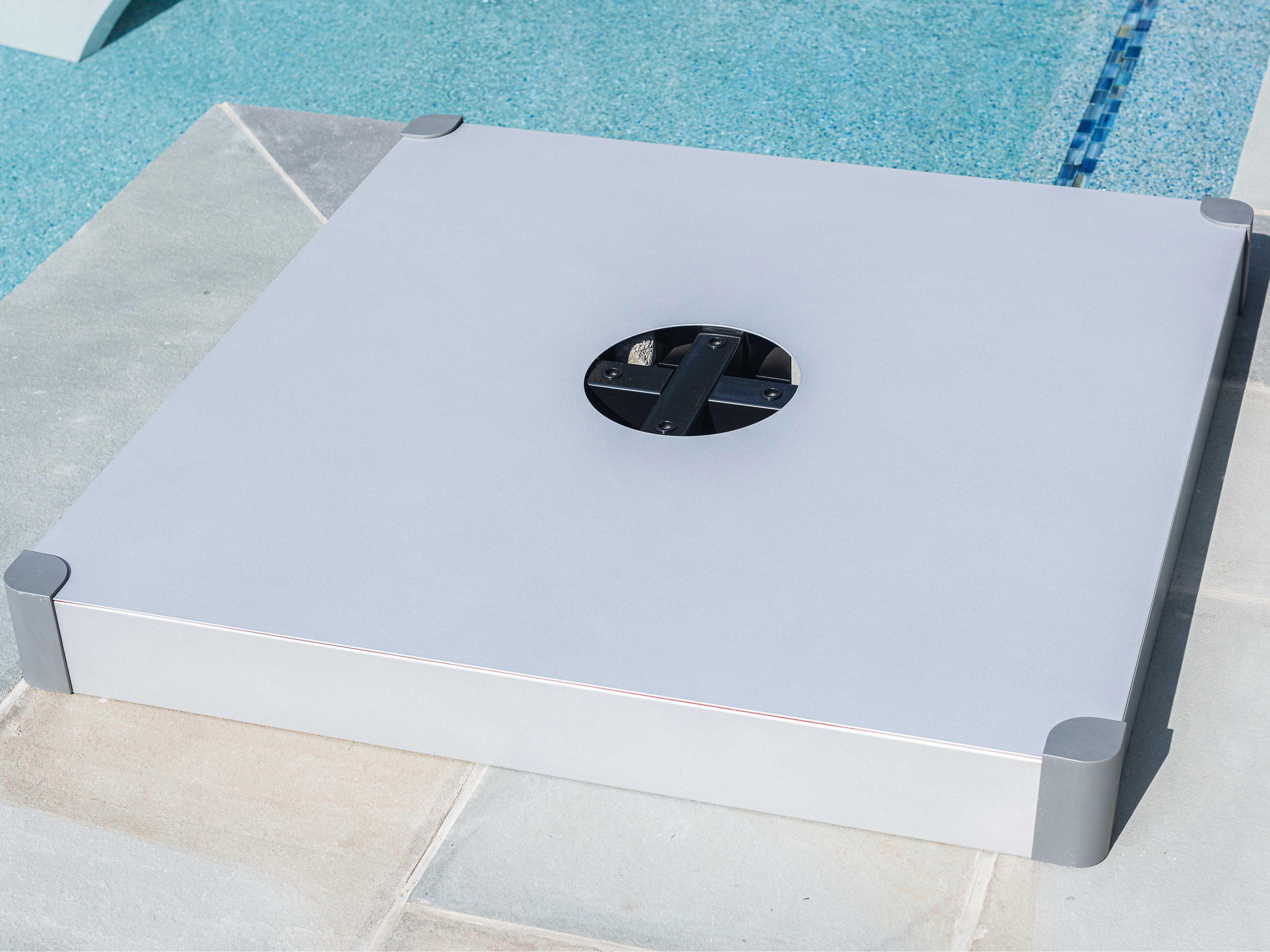 Frankford Aurora Aluminum Silver Mist Modular Free Standing Base Cover