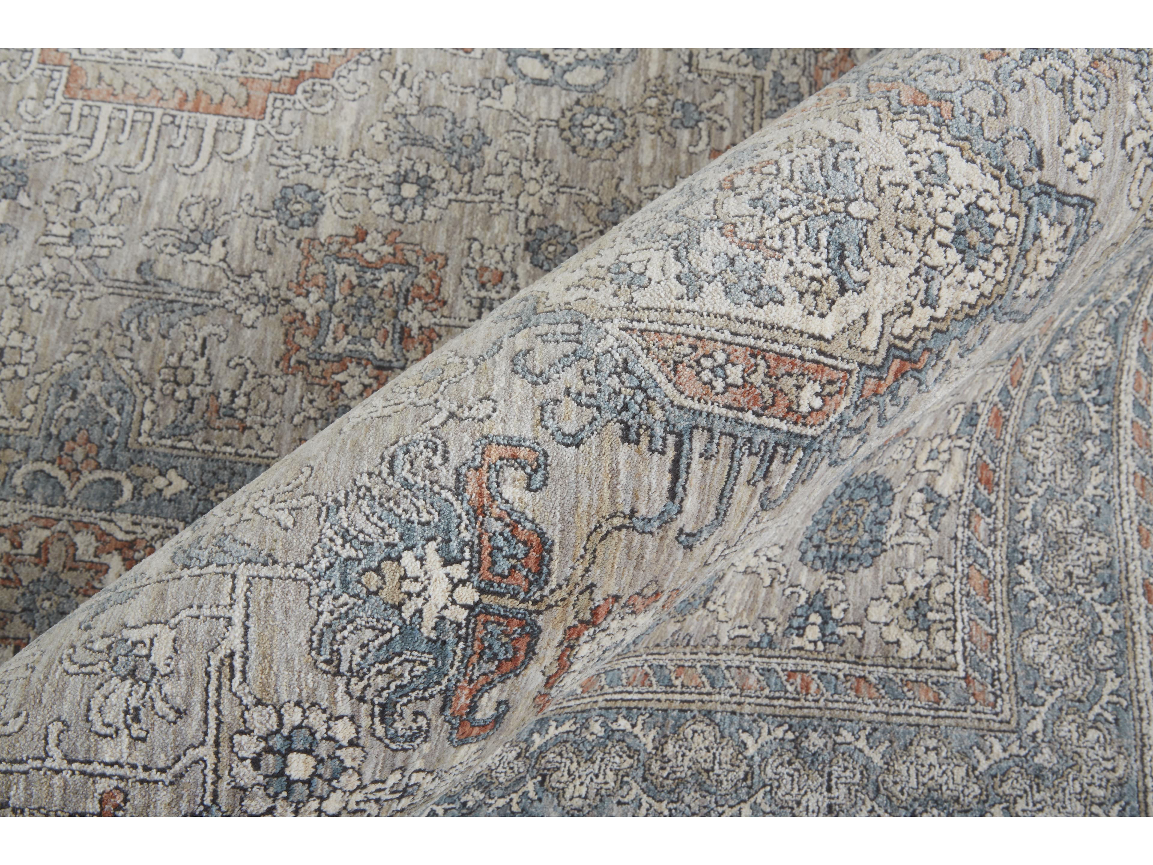 Feizy Rugs Marquette Bordered Runner Area Rug