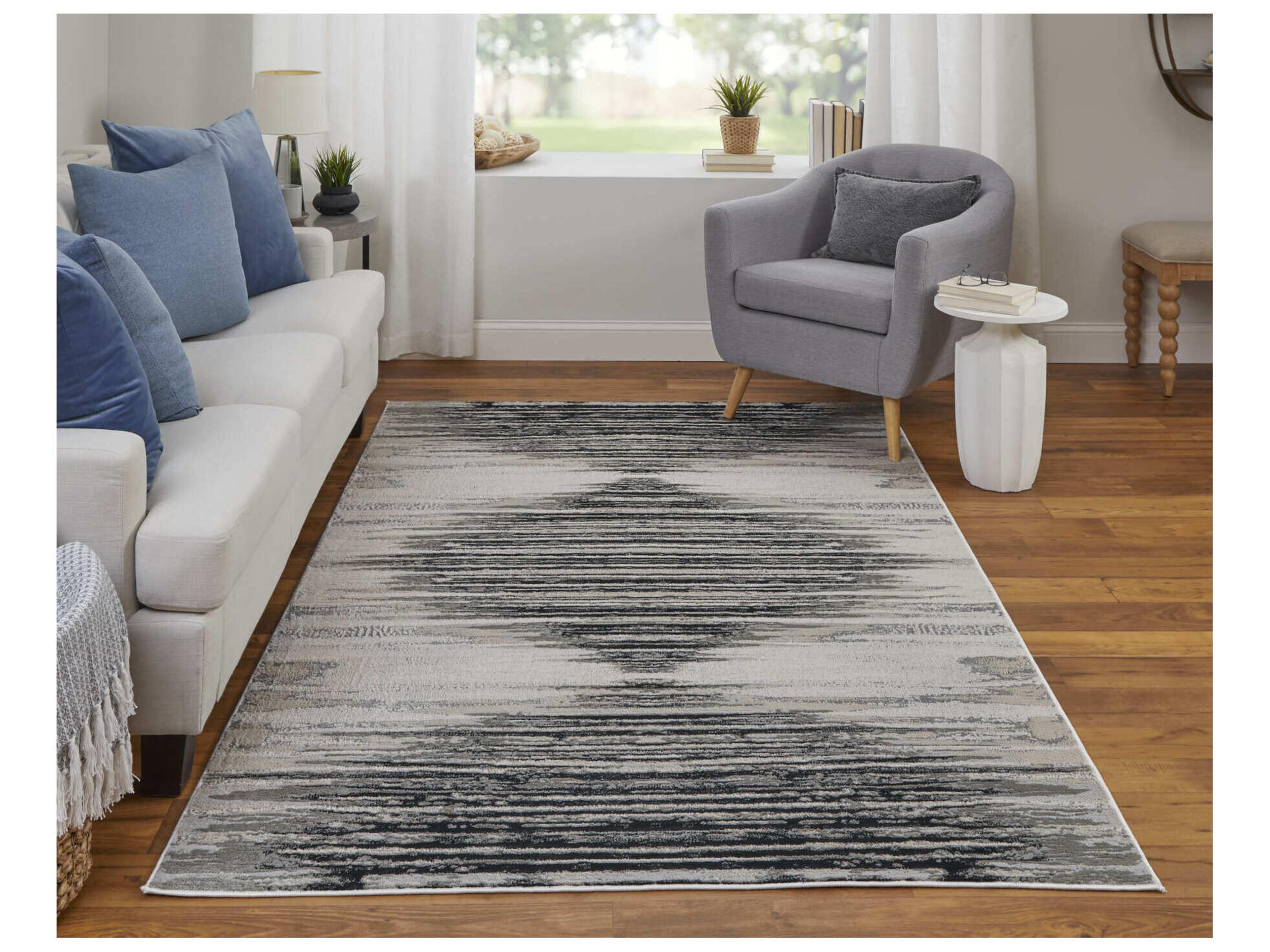 Feizy Rugs Micah Geometric Runner Area Rug