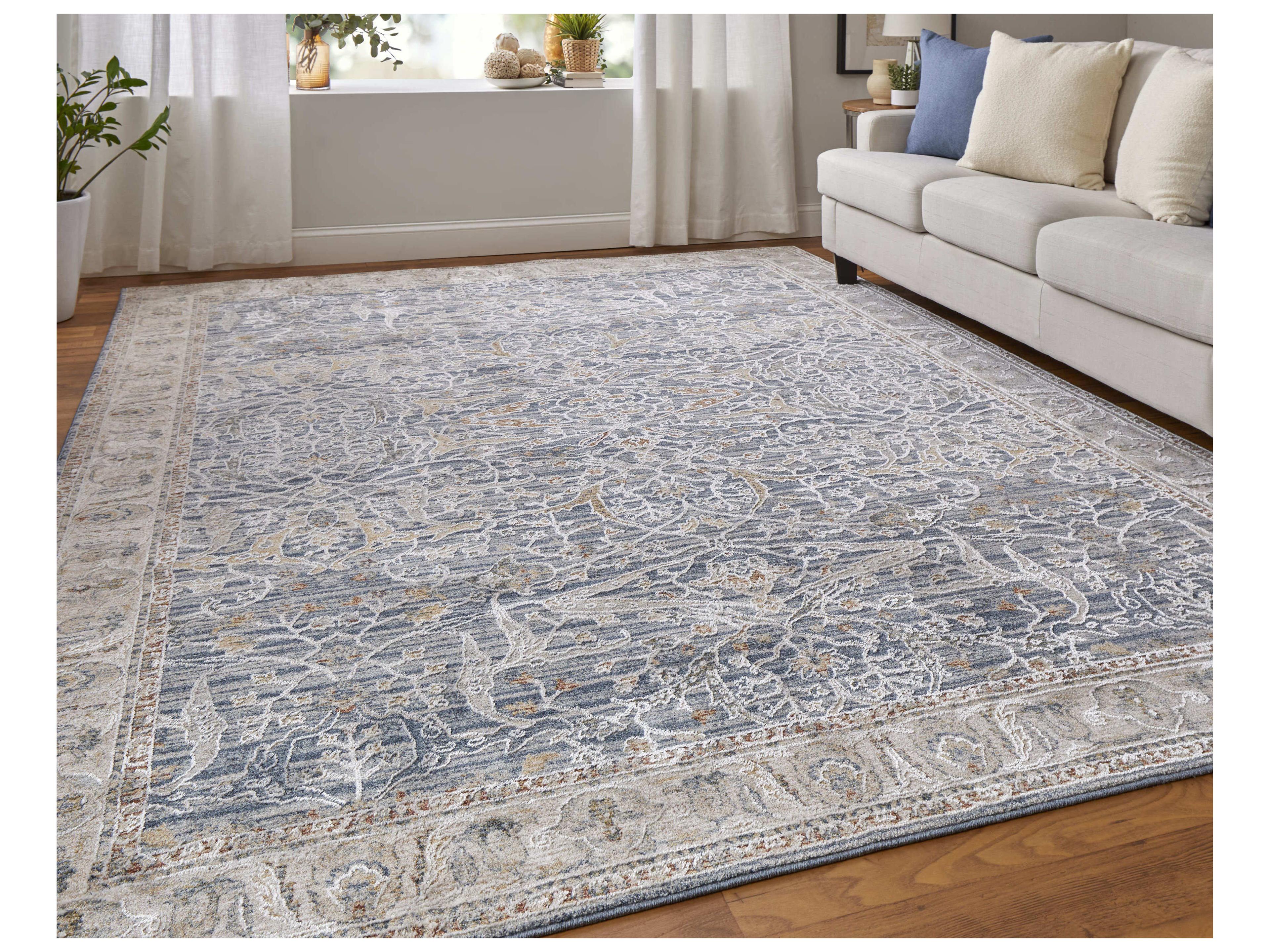 Feizy Rugs Pasha Bordered Runner Area Rug