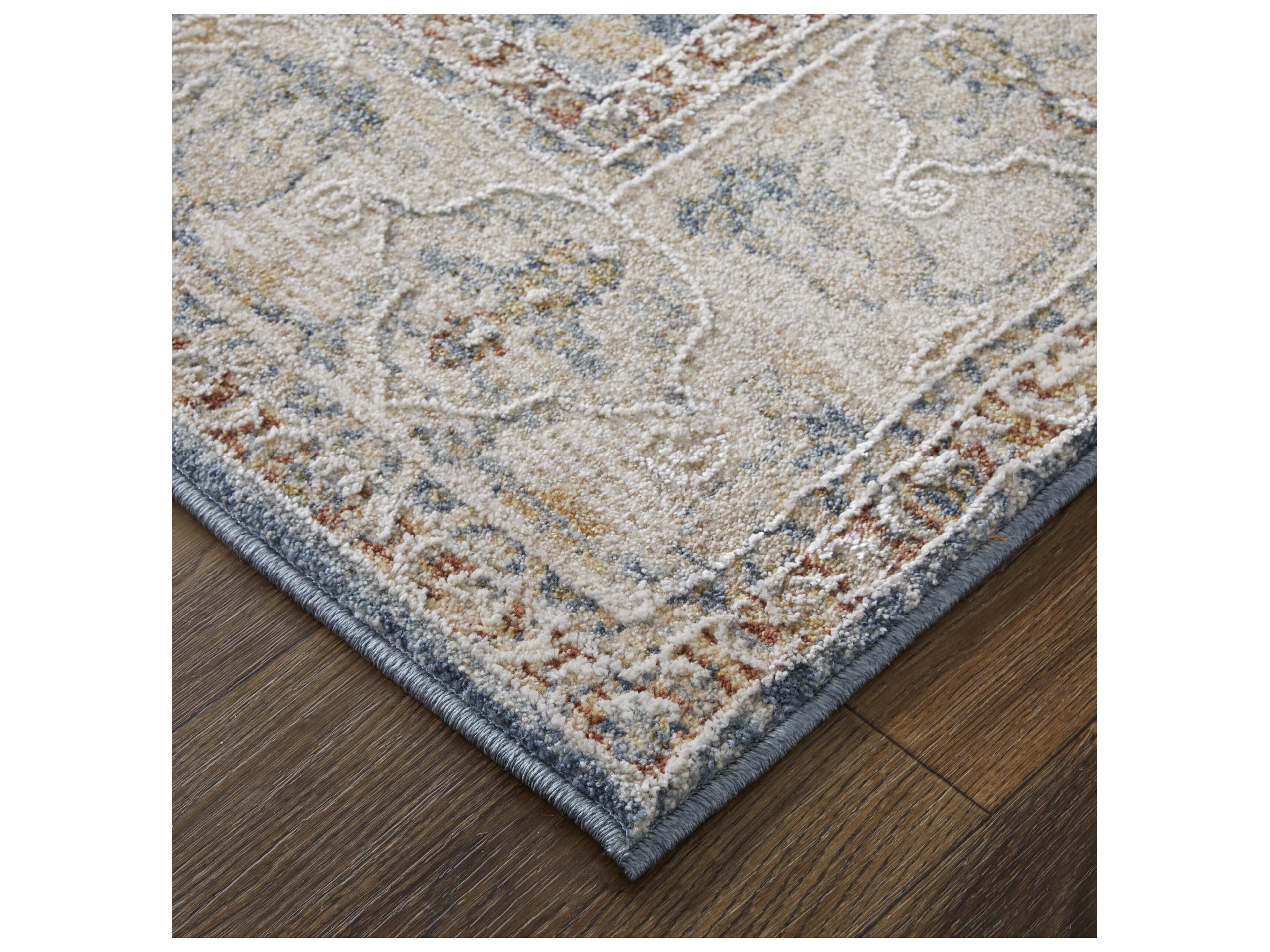 Feizy Rugs Pasha Bordered Runner Area Rug