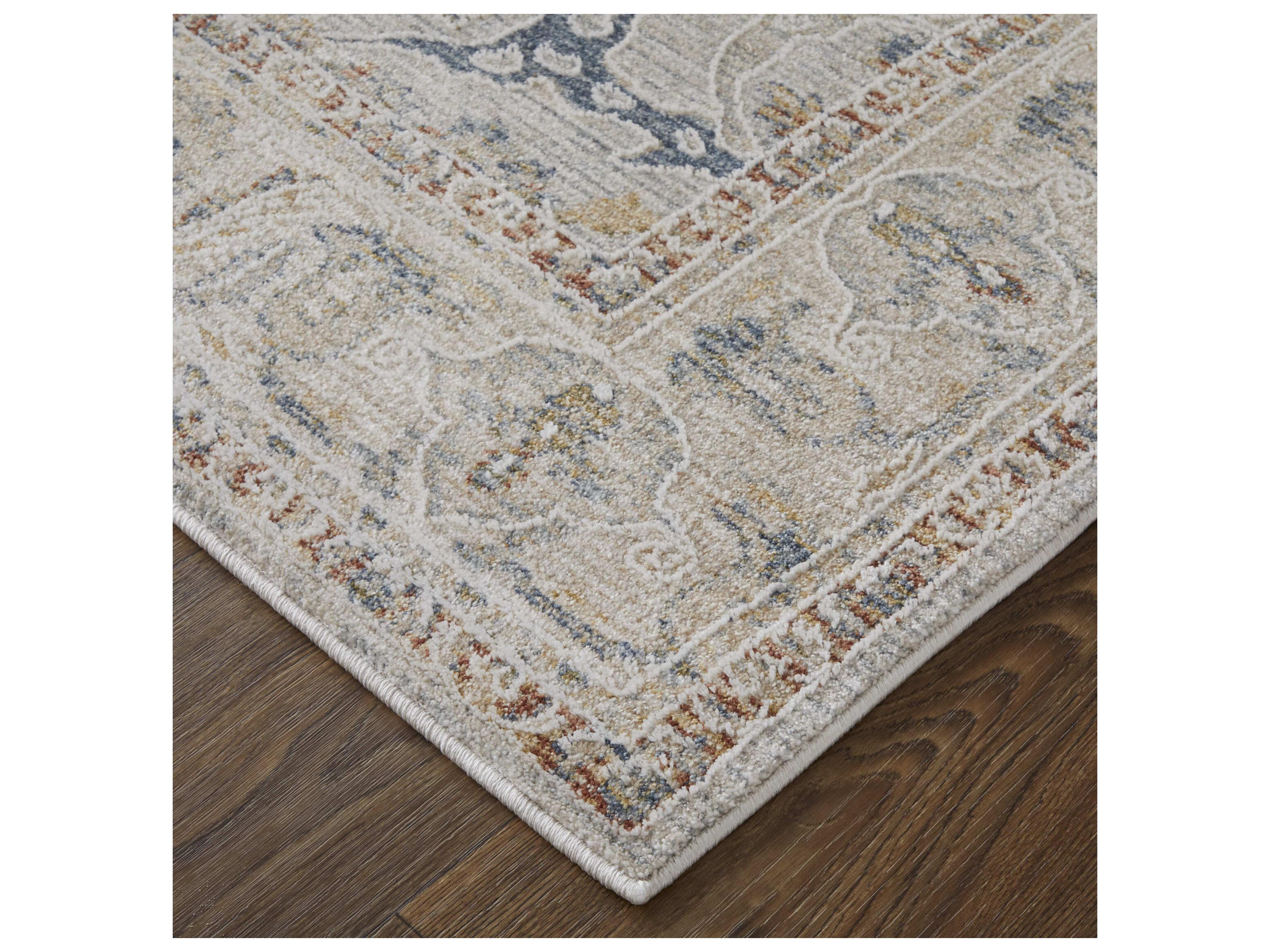 Feizy Rugs Pasha Bordered Runner Area Rug