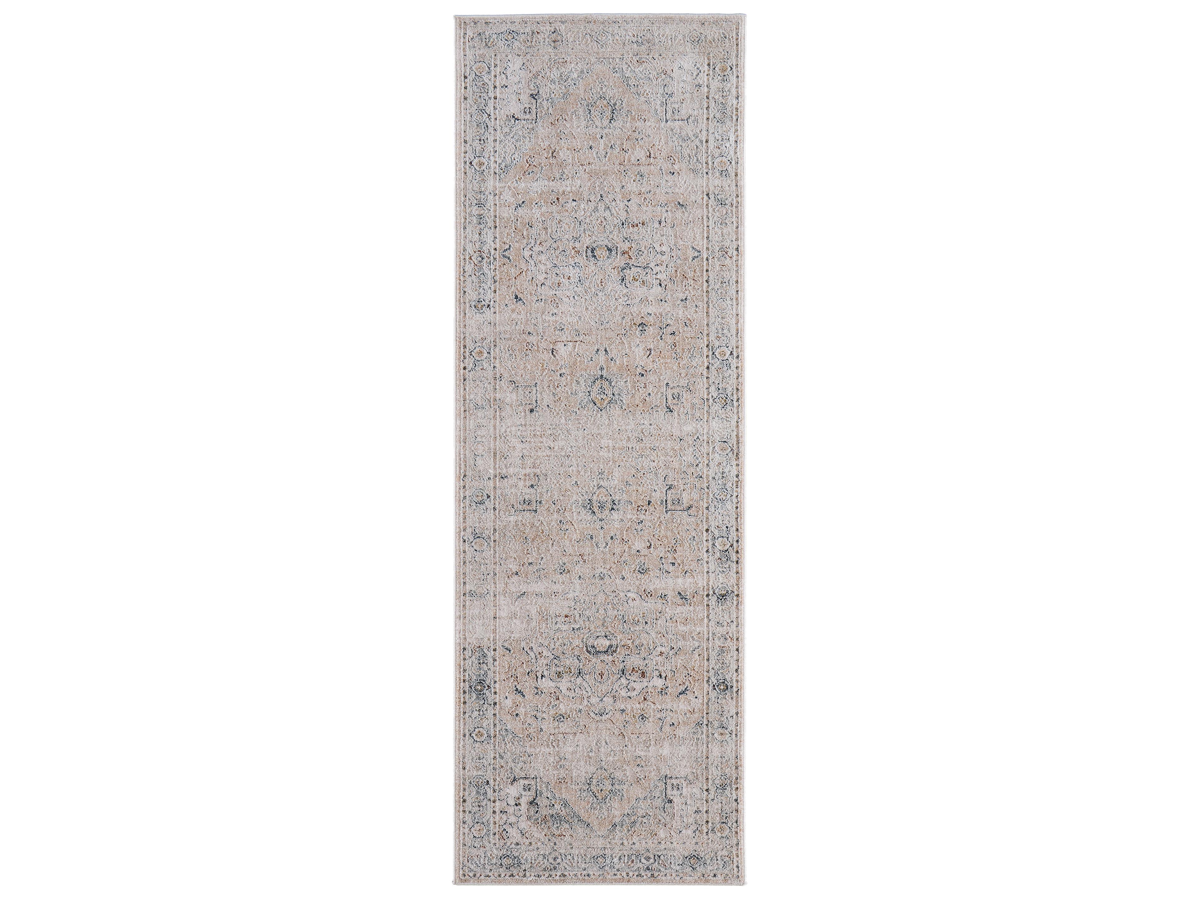 Pasha Bordered Runner Area Rug