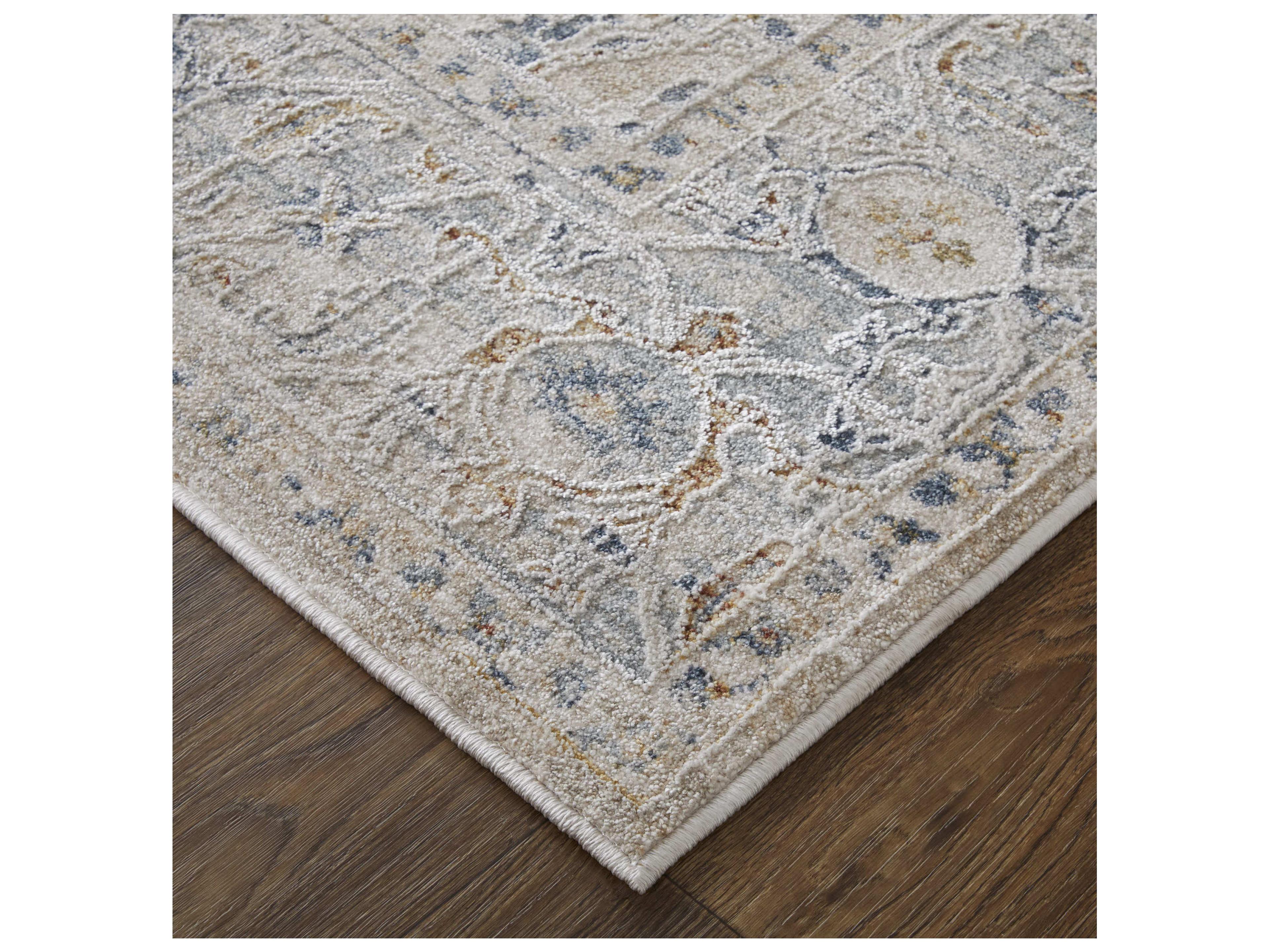 Feizy Rugs Pasha Bordered Runner Area Rug
