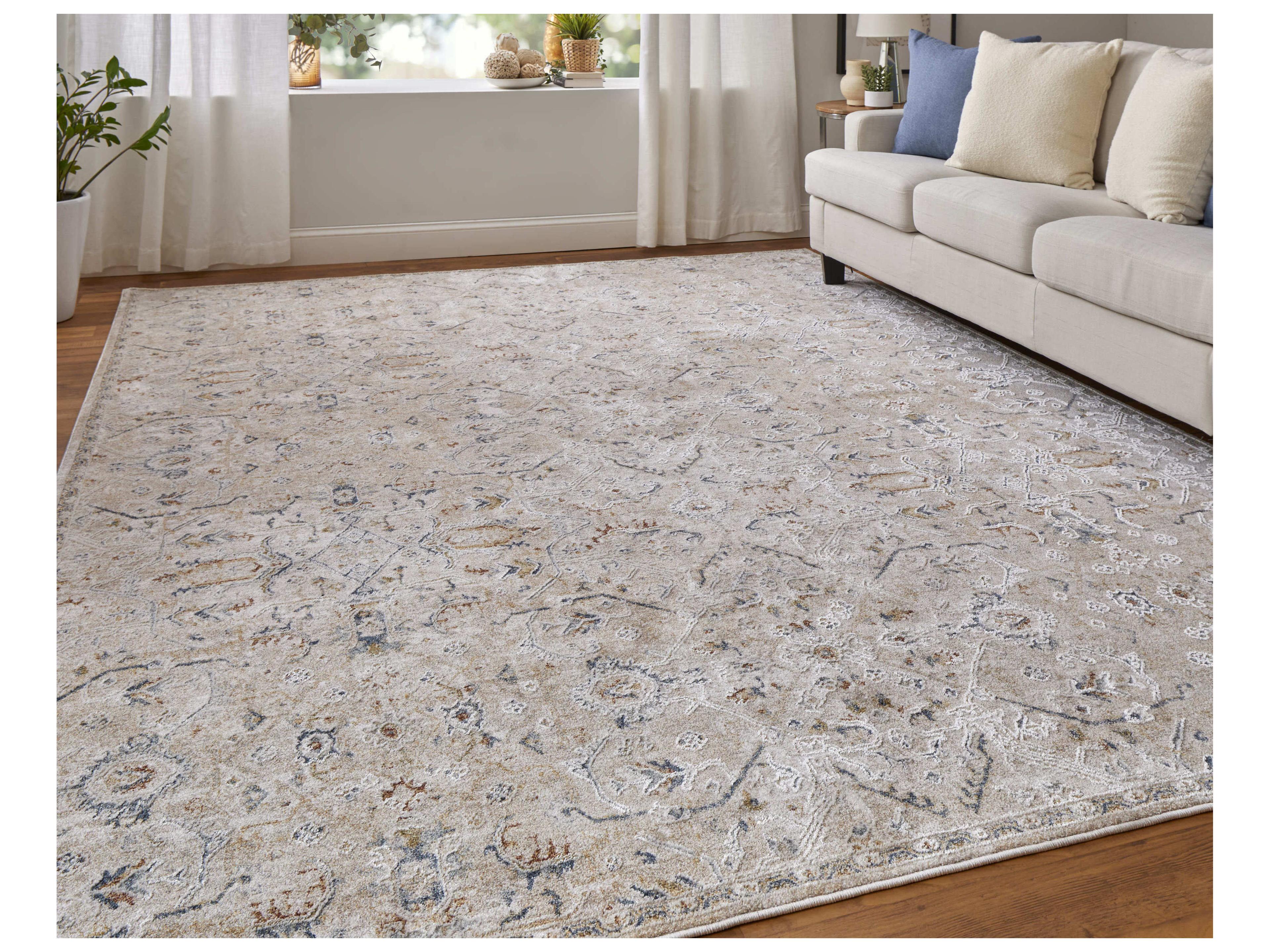 Feizy Rugs Pasha Bordered Runner Area Rug