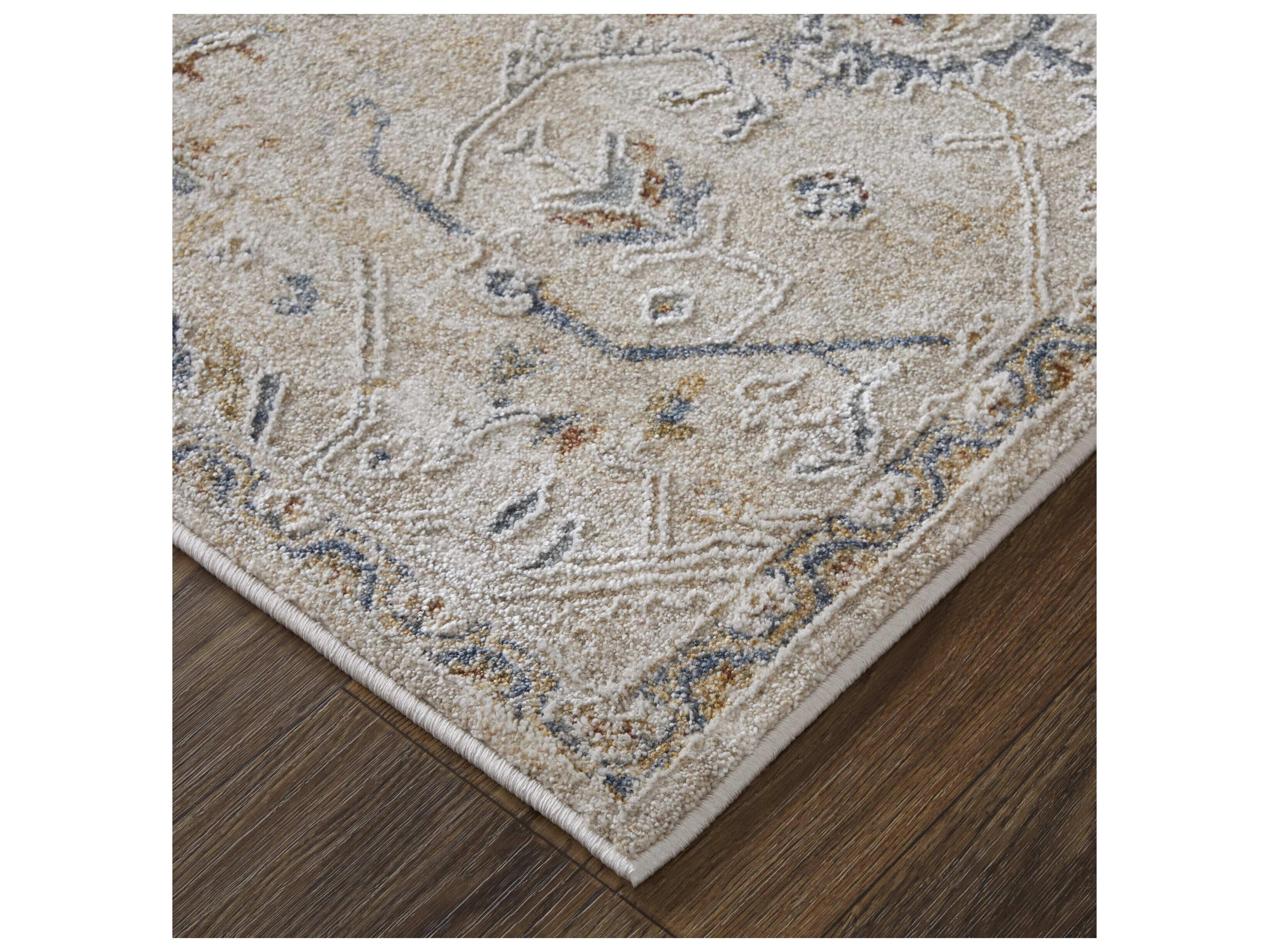 Feizy Rugs Pasha Bordered Runner Area Rug