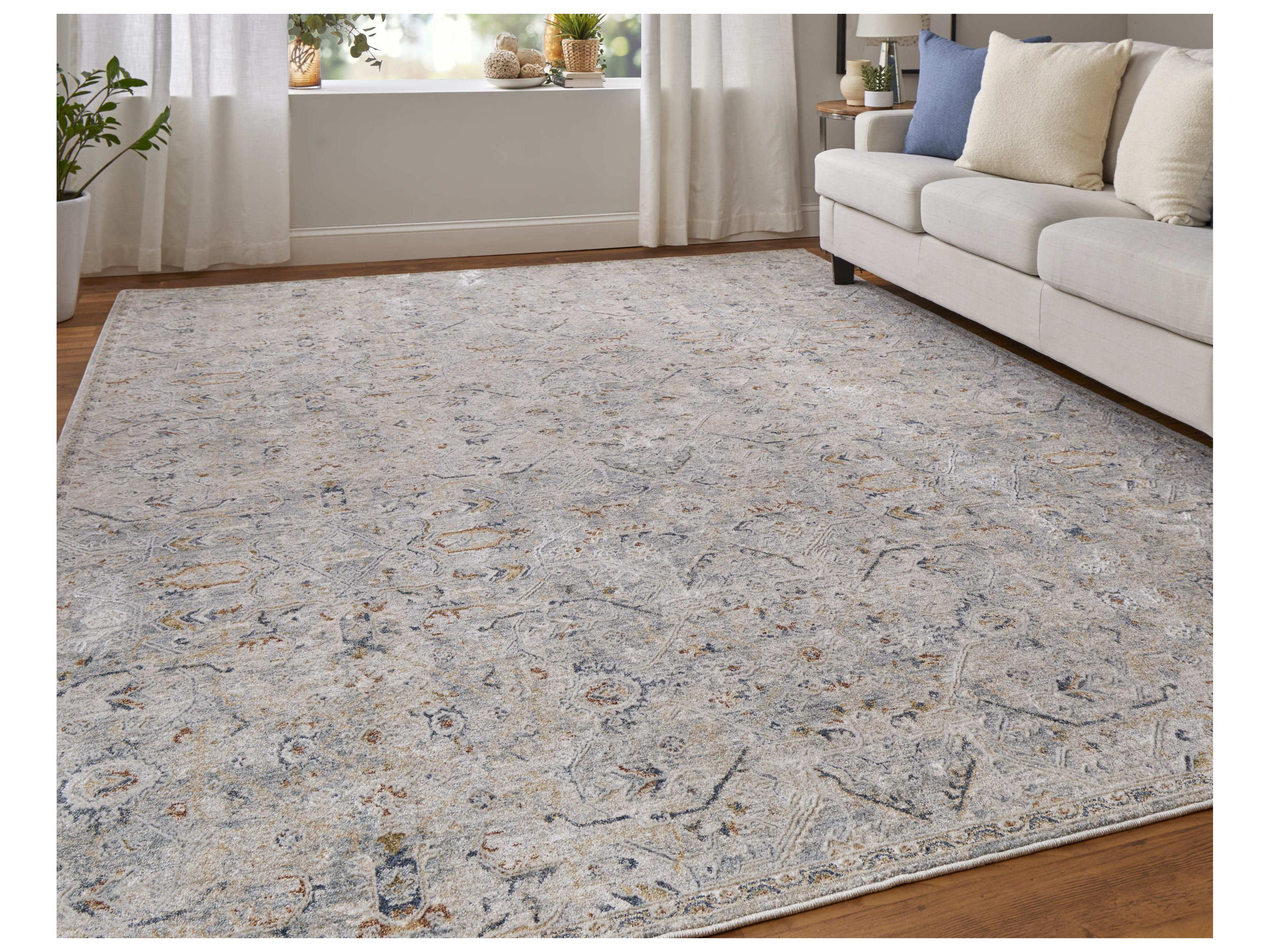 Feizy Rugs Pasha Bordered Runner Area Rug