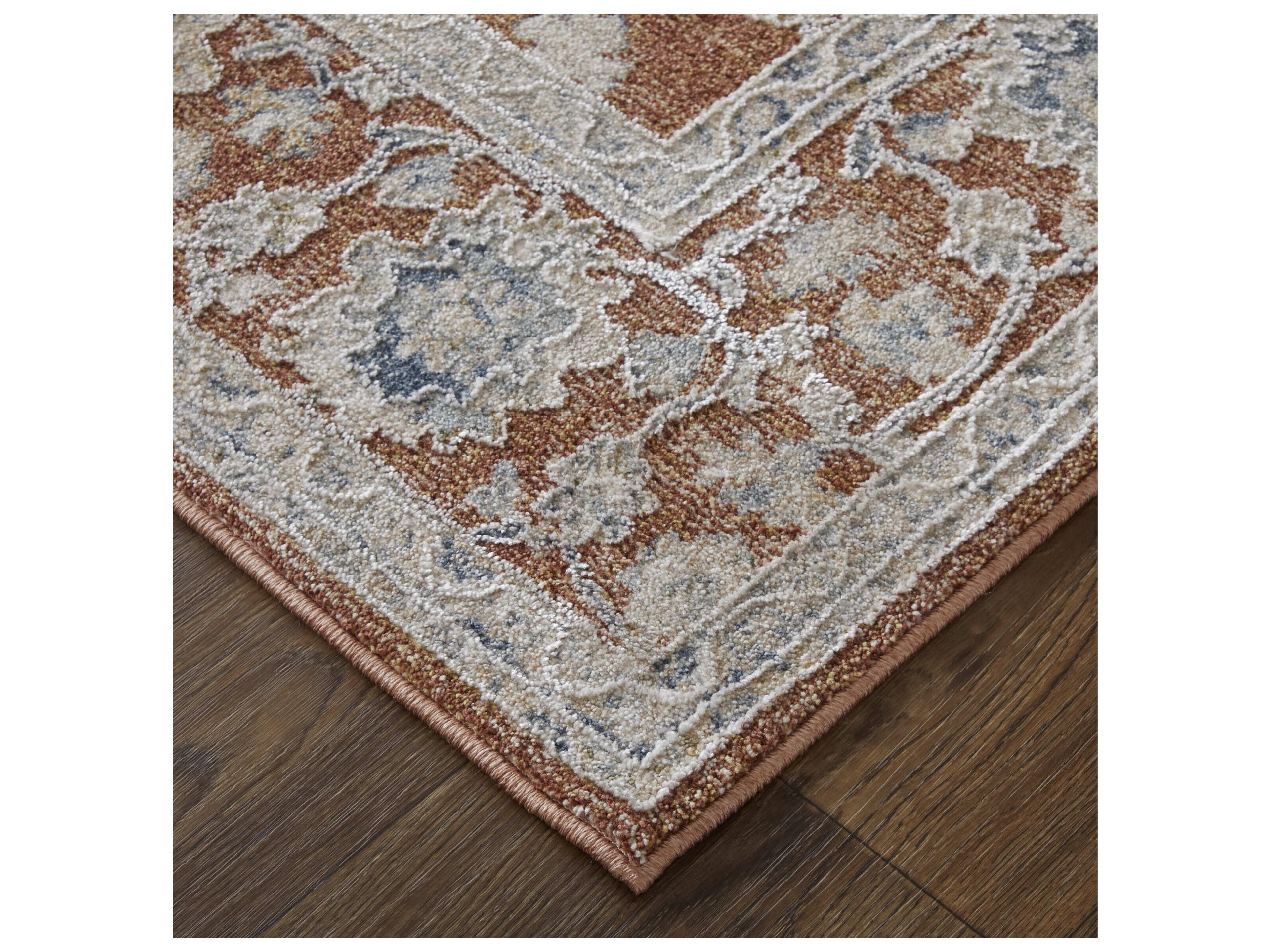 Feizy Rugs Pasha Bordered Runner Area Rug
