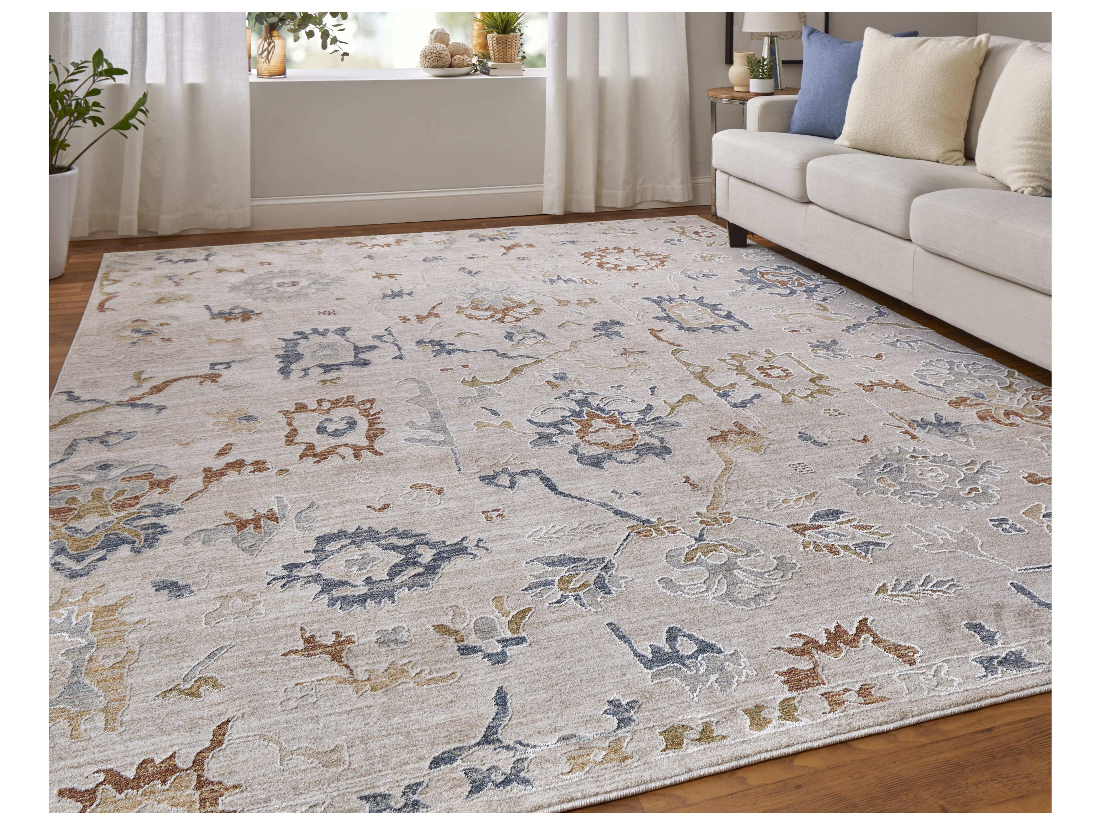 Feizy Rugs Pasha Floral Runner Area Rug