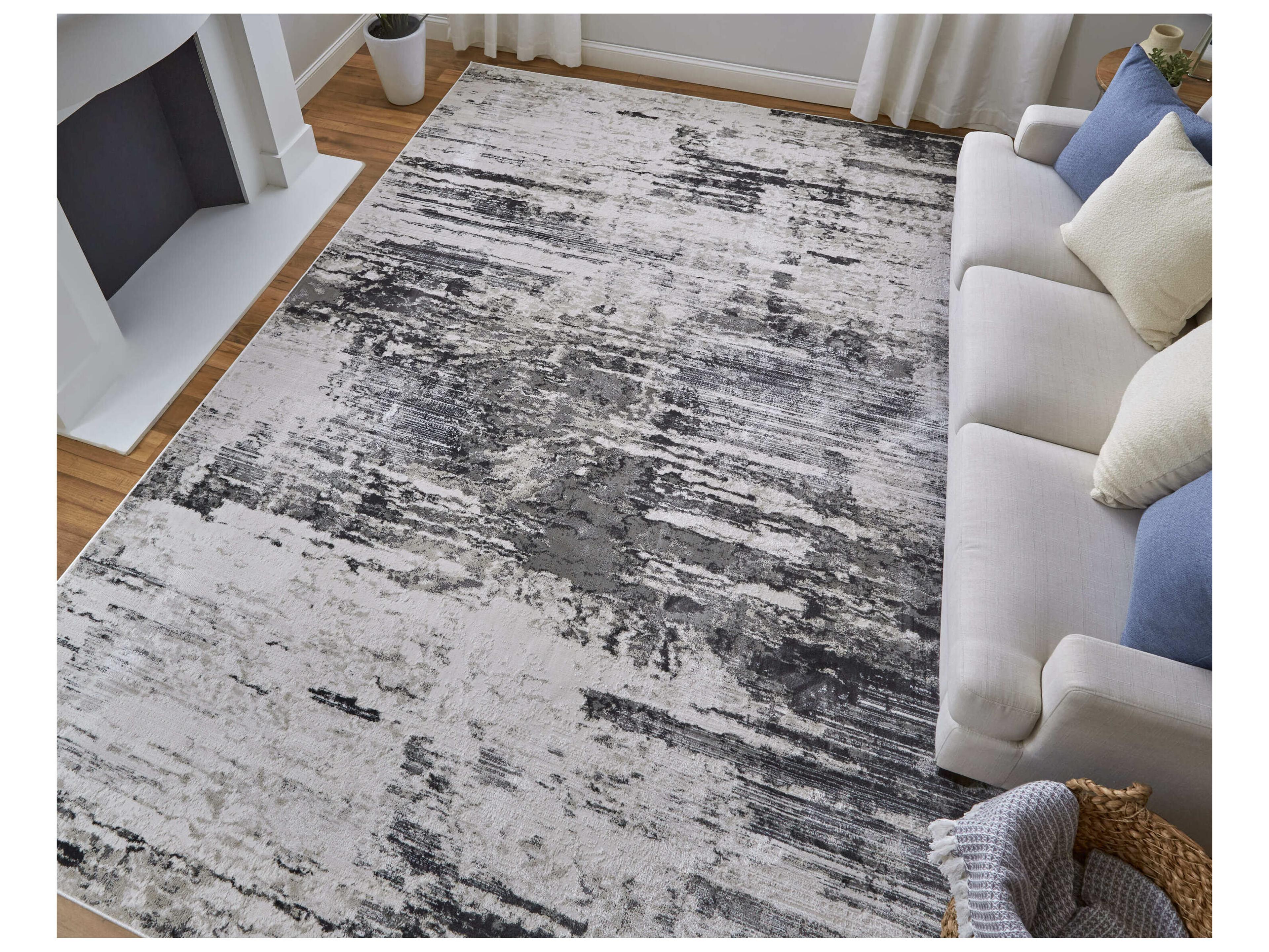 Feizy Rugs Prasad Abstract Runner Area Rug