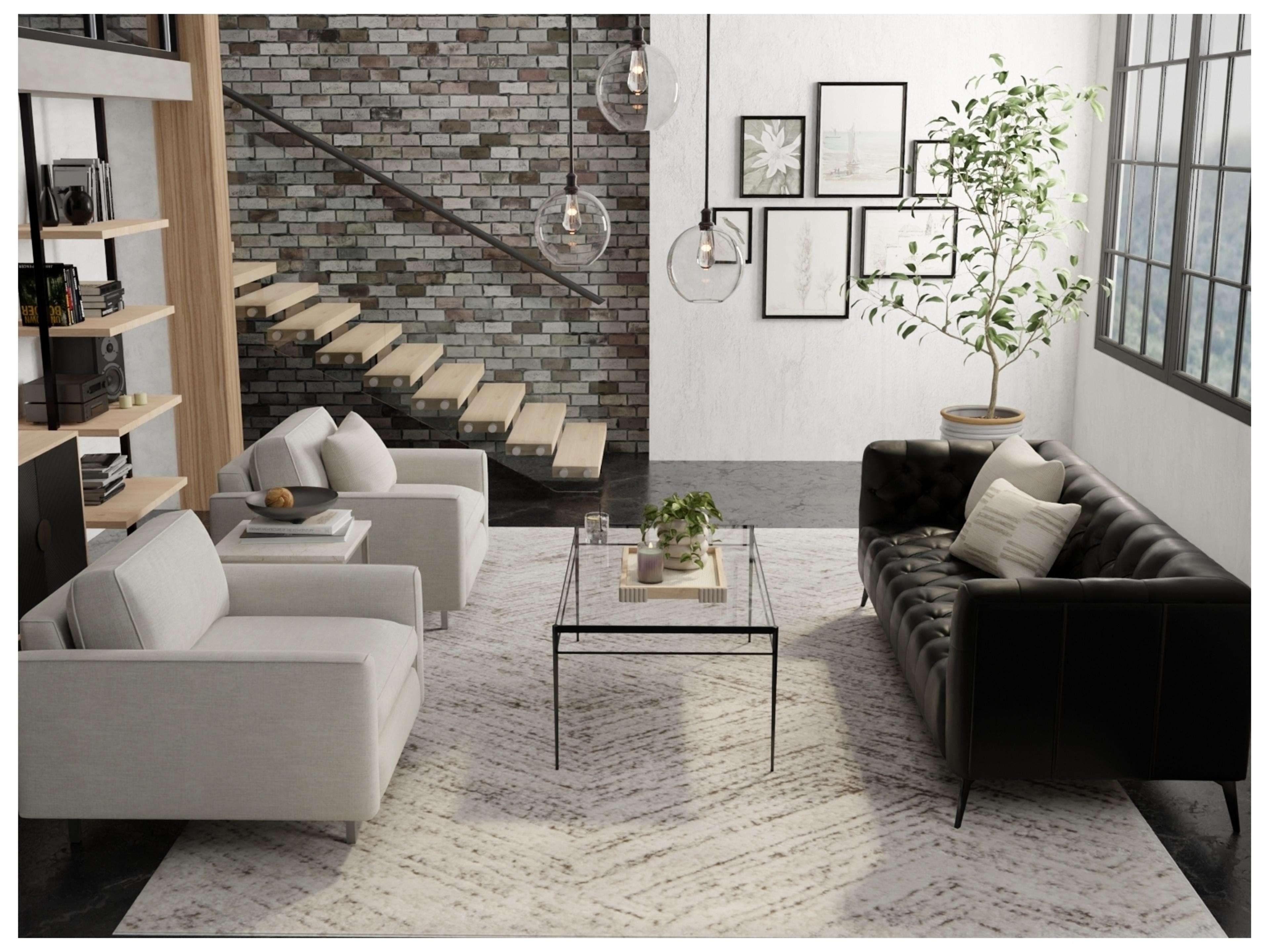 Feizy Rugs Vancouver Geometric Runner Area Rug