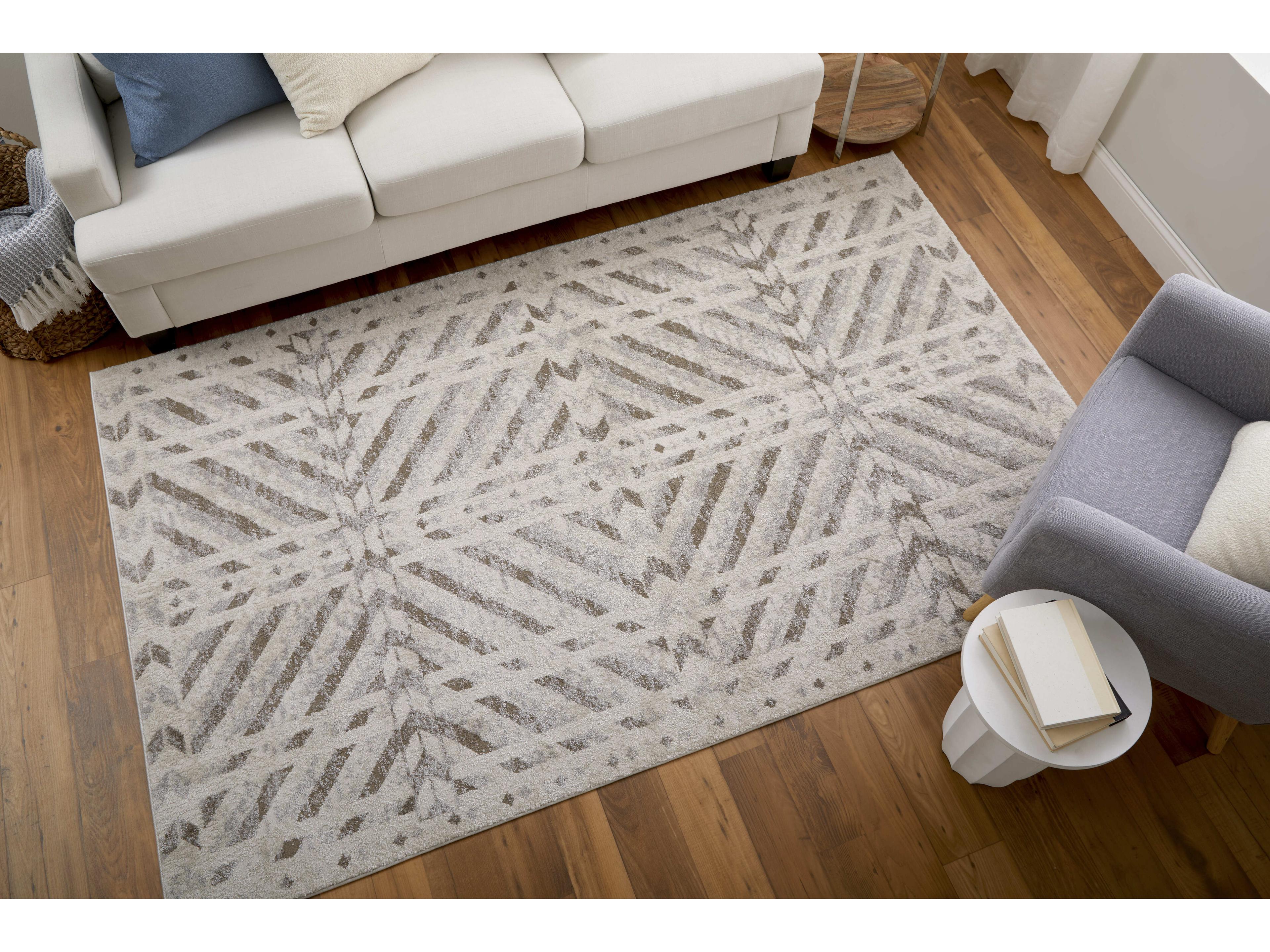 Feizy Rugs Vancouver Geometric Runner Area Rug