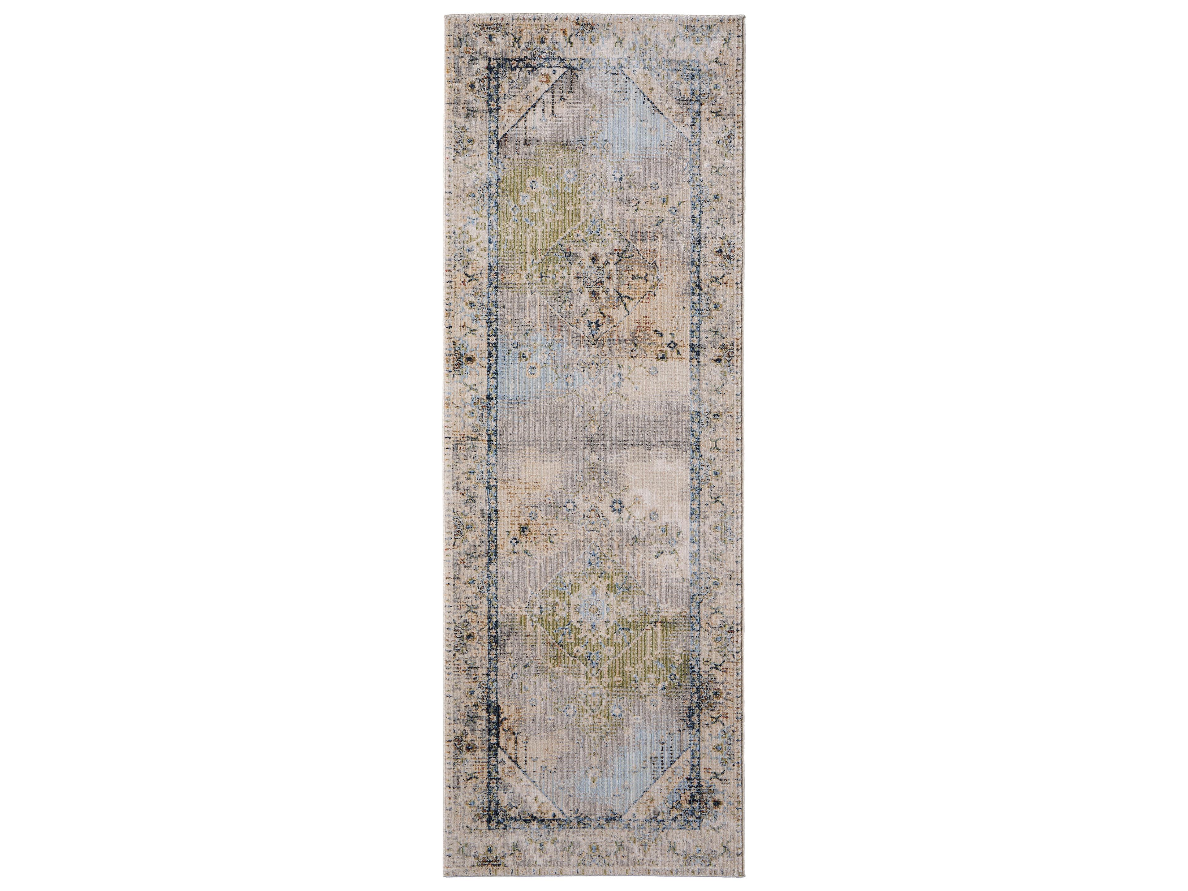 Melrose Bordered Runner Area Rug