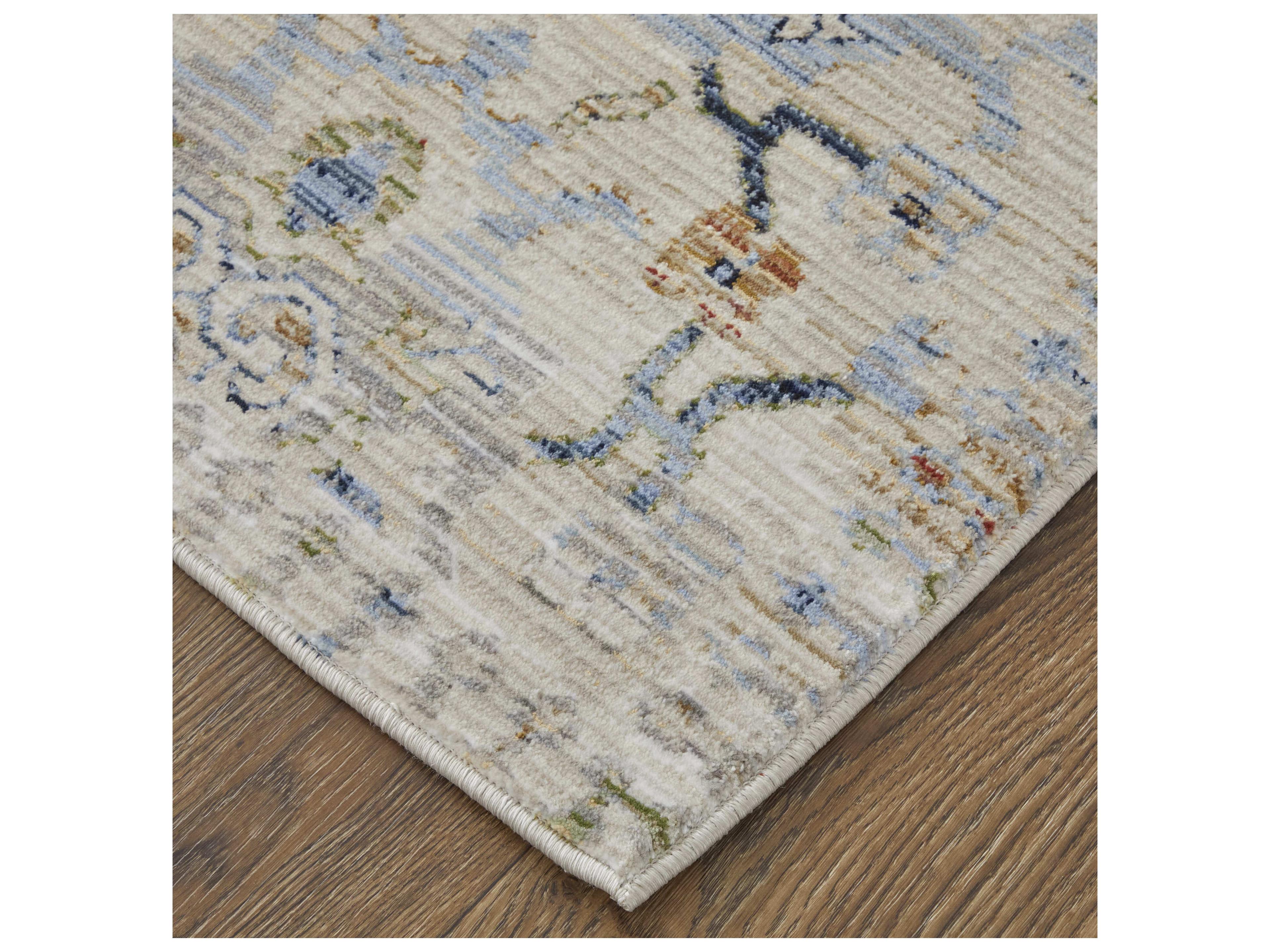 Feizy Rugs Melrose Bordered Runner Area Rug