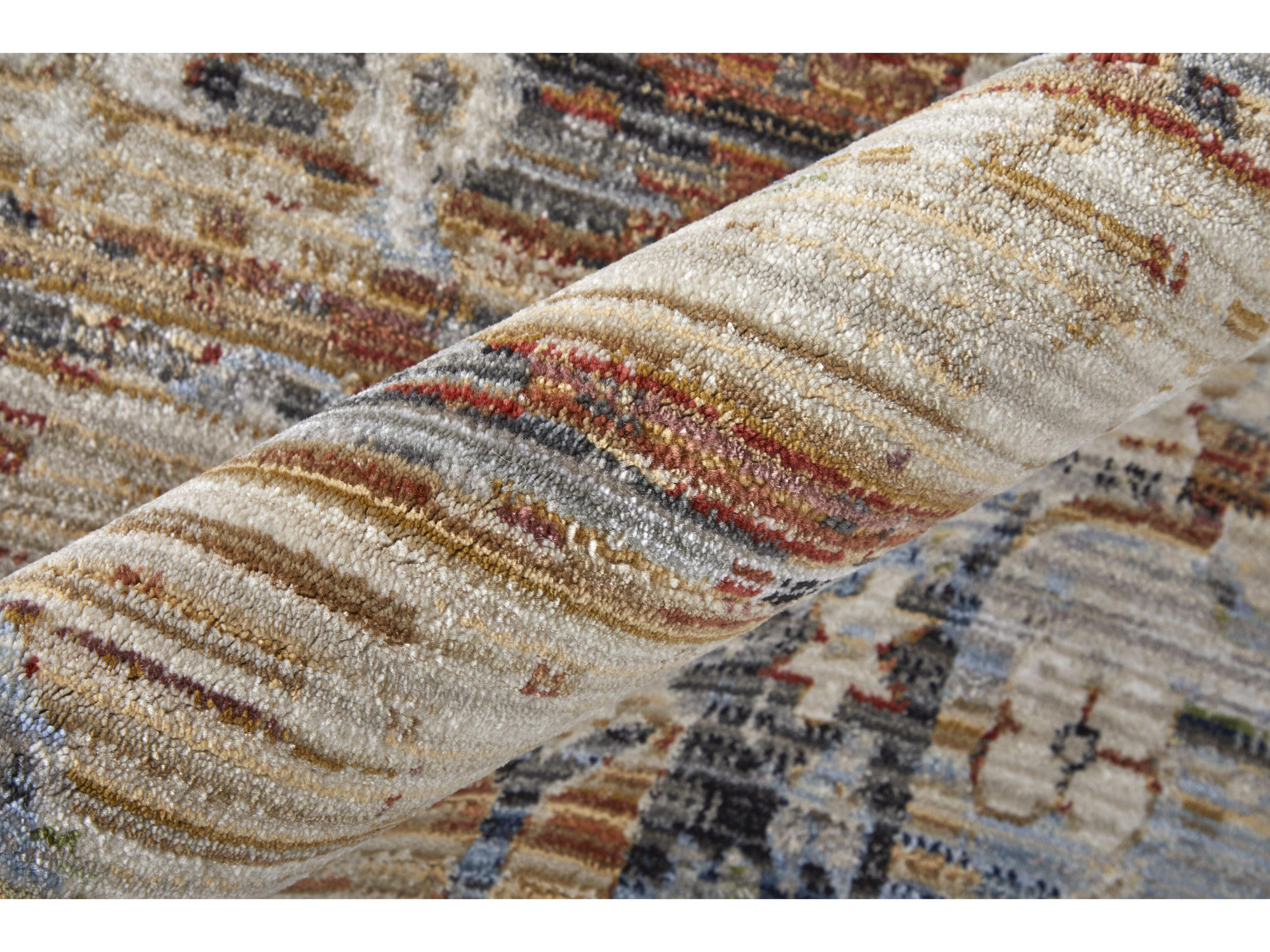 Feizy Rugs Melrose Bordered Runner Area Rug