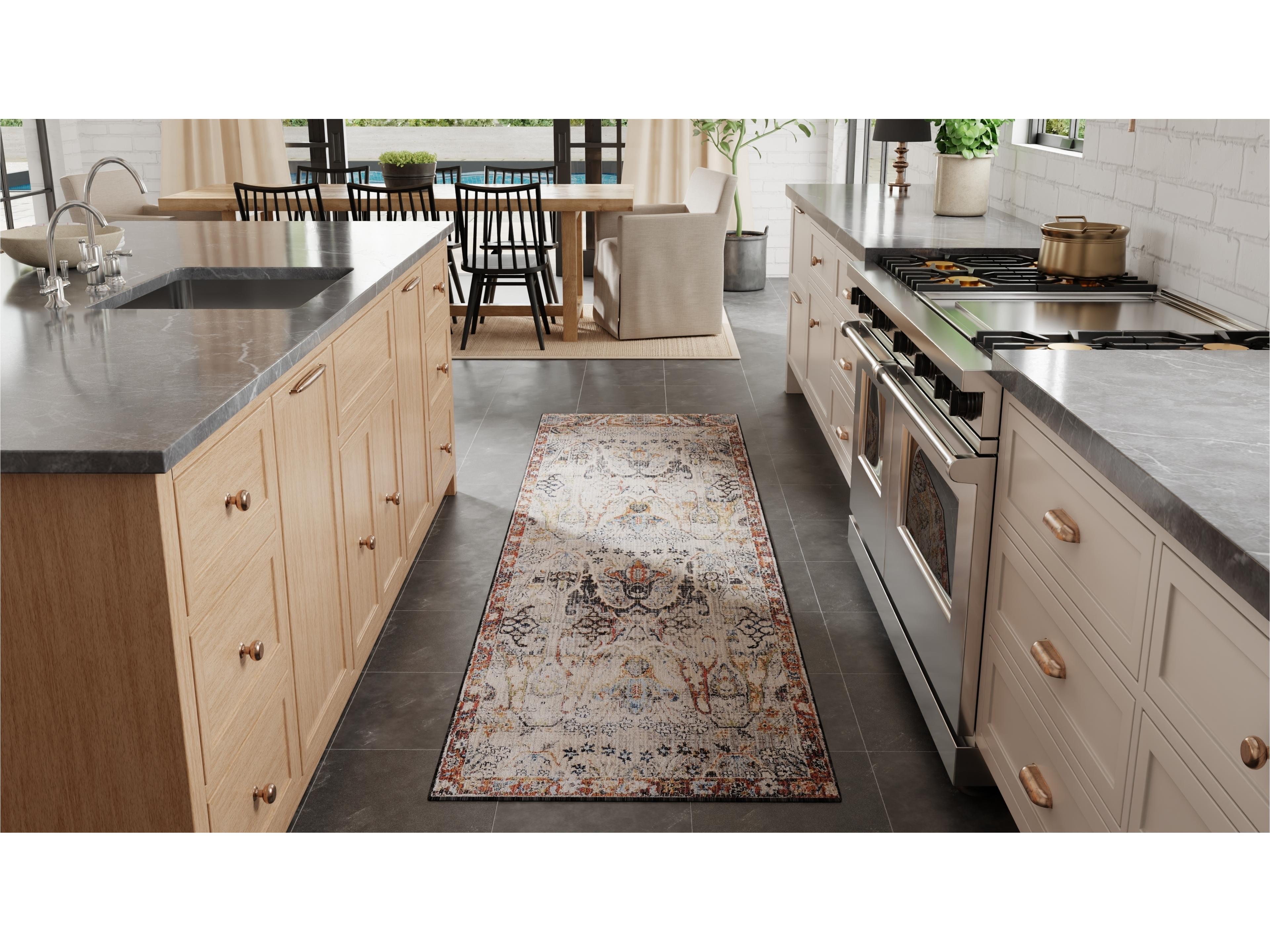 Feizy Rugs Melrose Bordered Runner Area Rug