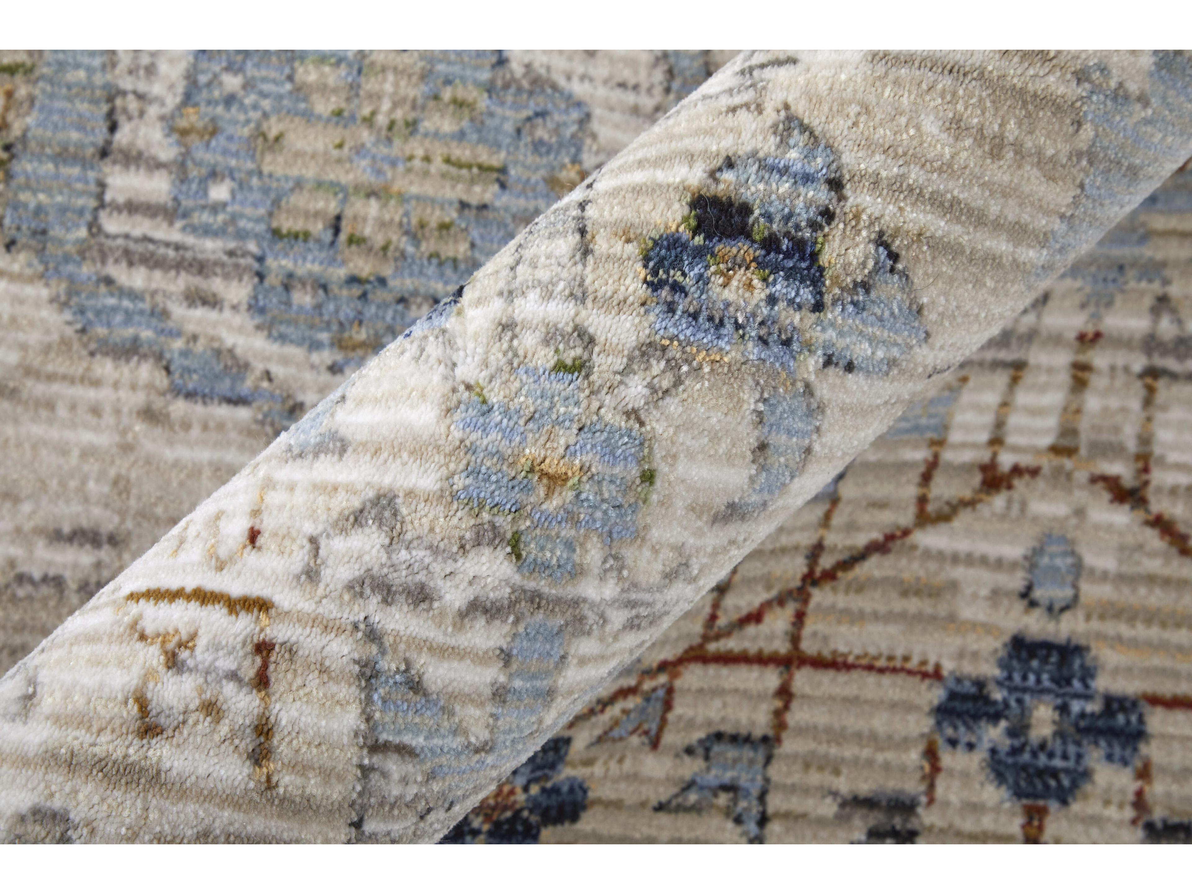 Feizy Rugs Melrose Bordered Runner Area Rug